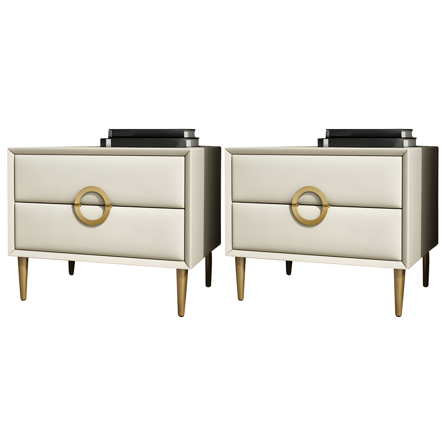 Glam Nightstand with Drawers | Ormau - image 33