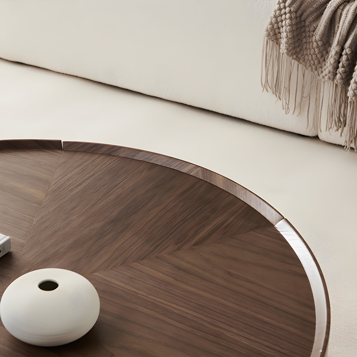 Round Wood Coffee Table | Ormau - image 9