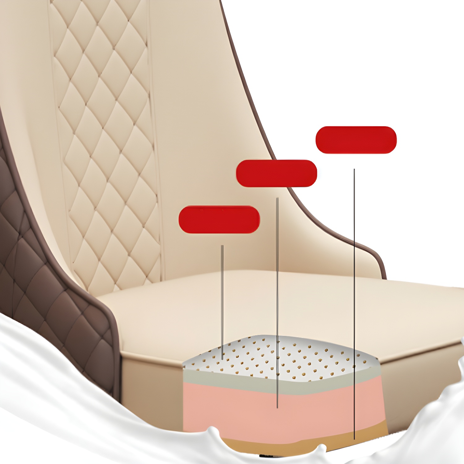Upholstered High-Back Dining Chair | Ormau - image 14