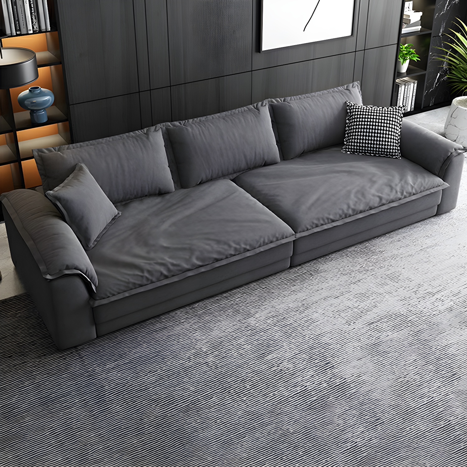 Modern Gray Sectional Sofa | Ormau - image 4
