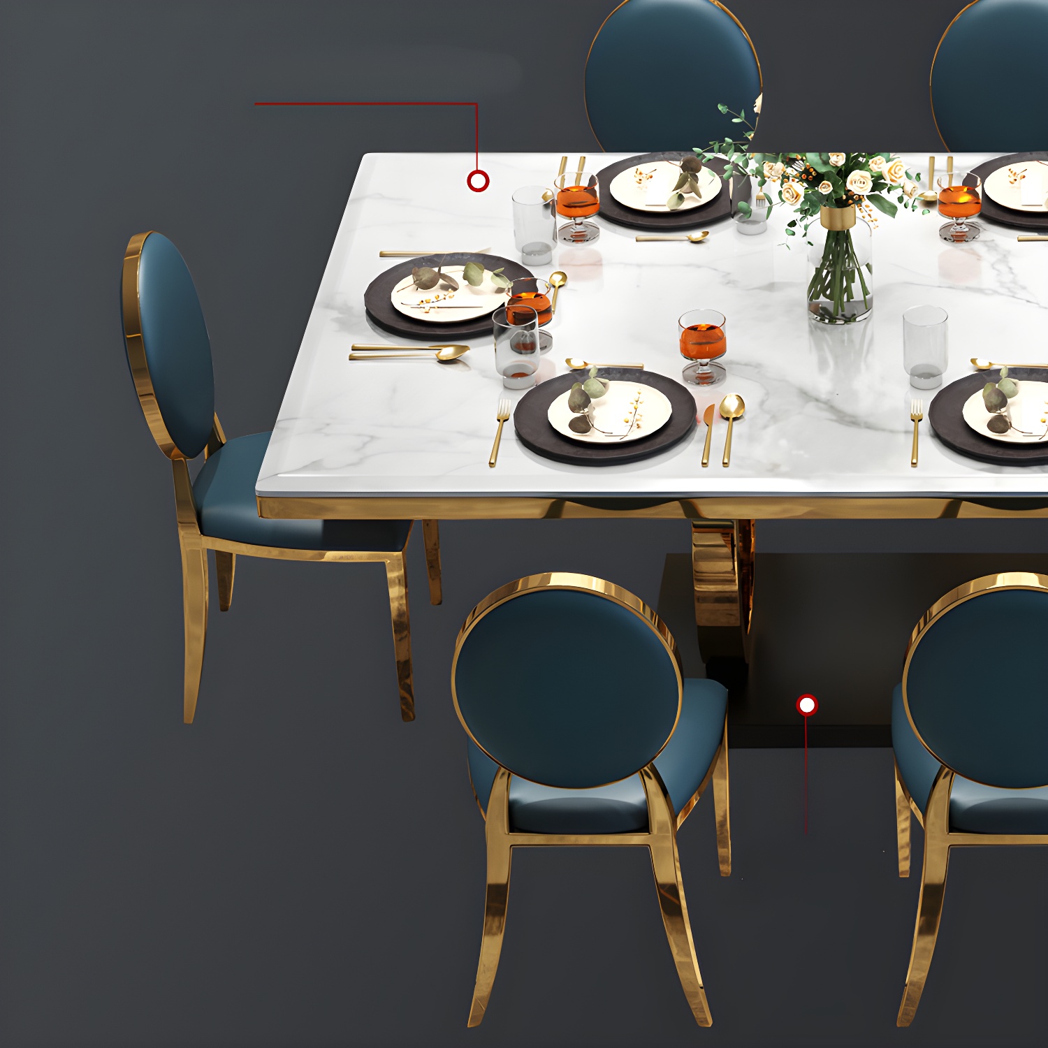 Stone Top Dining Table | Ormau - image 8