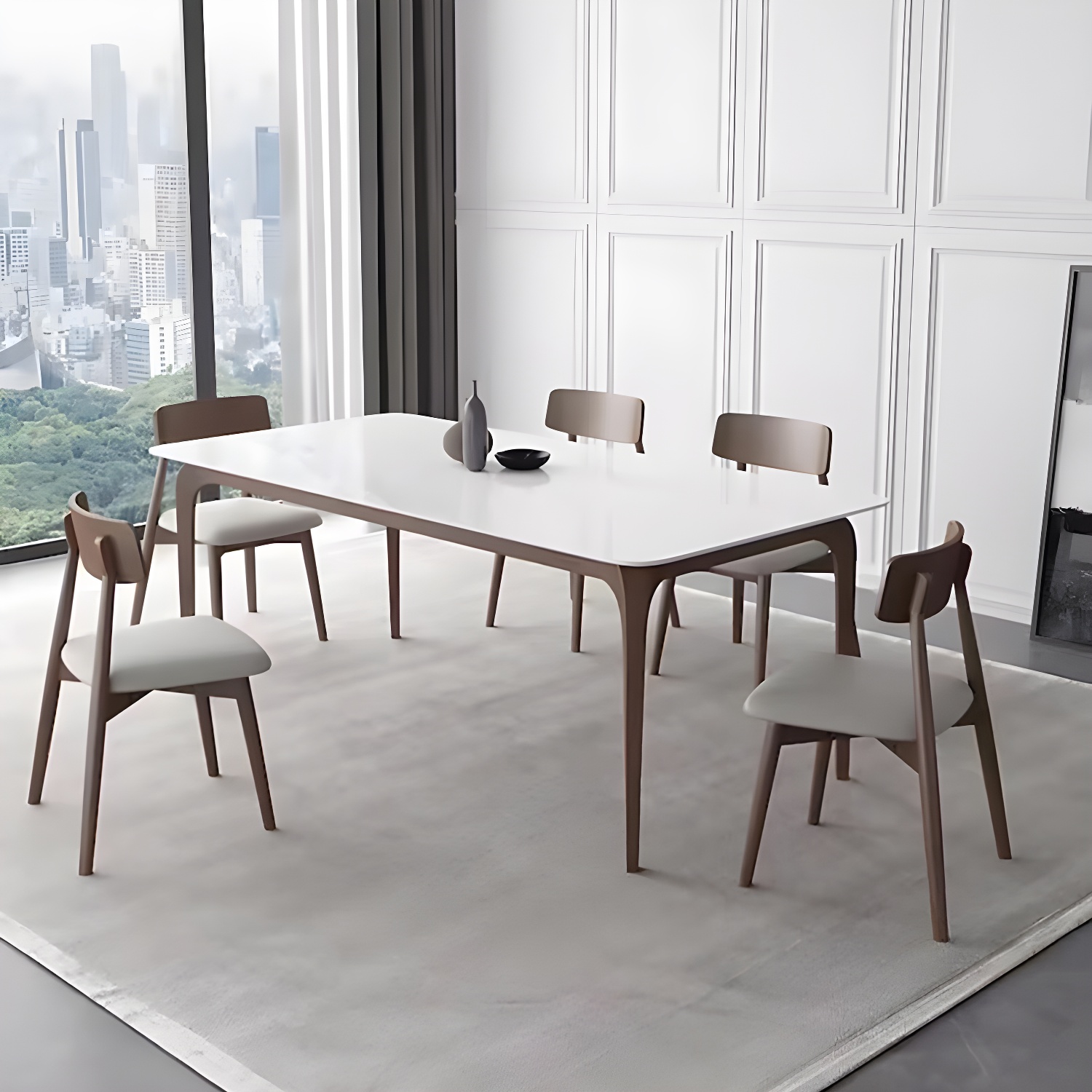 Modern Stone Dining Set | Ormau - image 4
