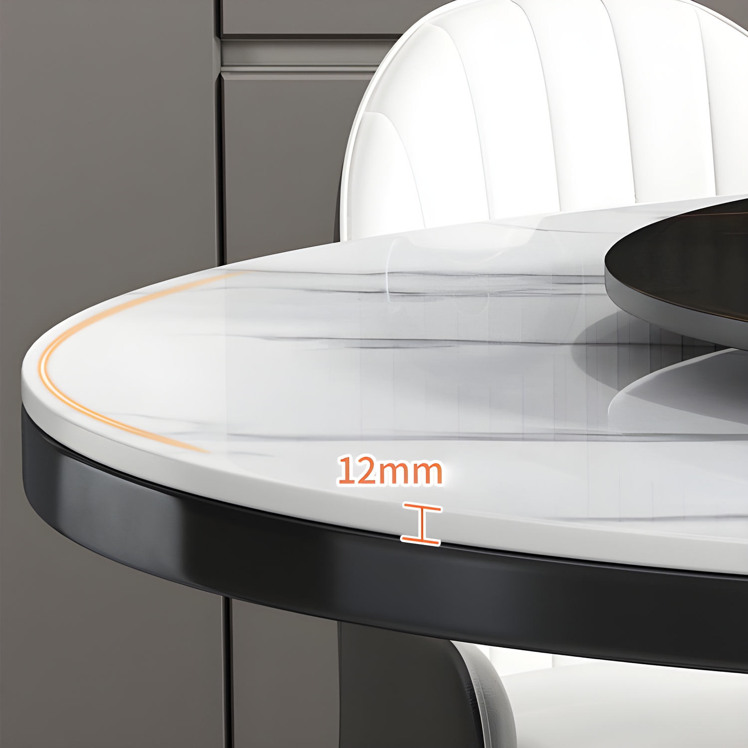 Modern Stone Top Dining Table | Ormau - image 8