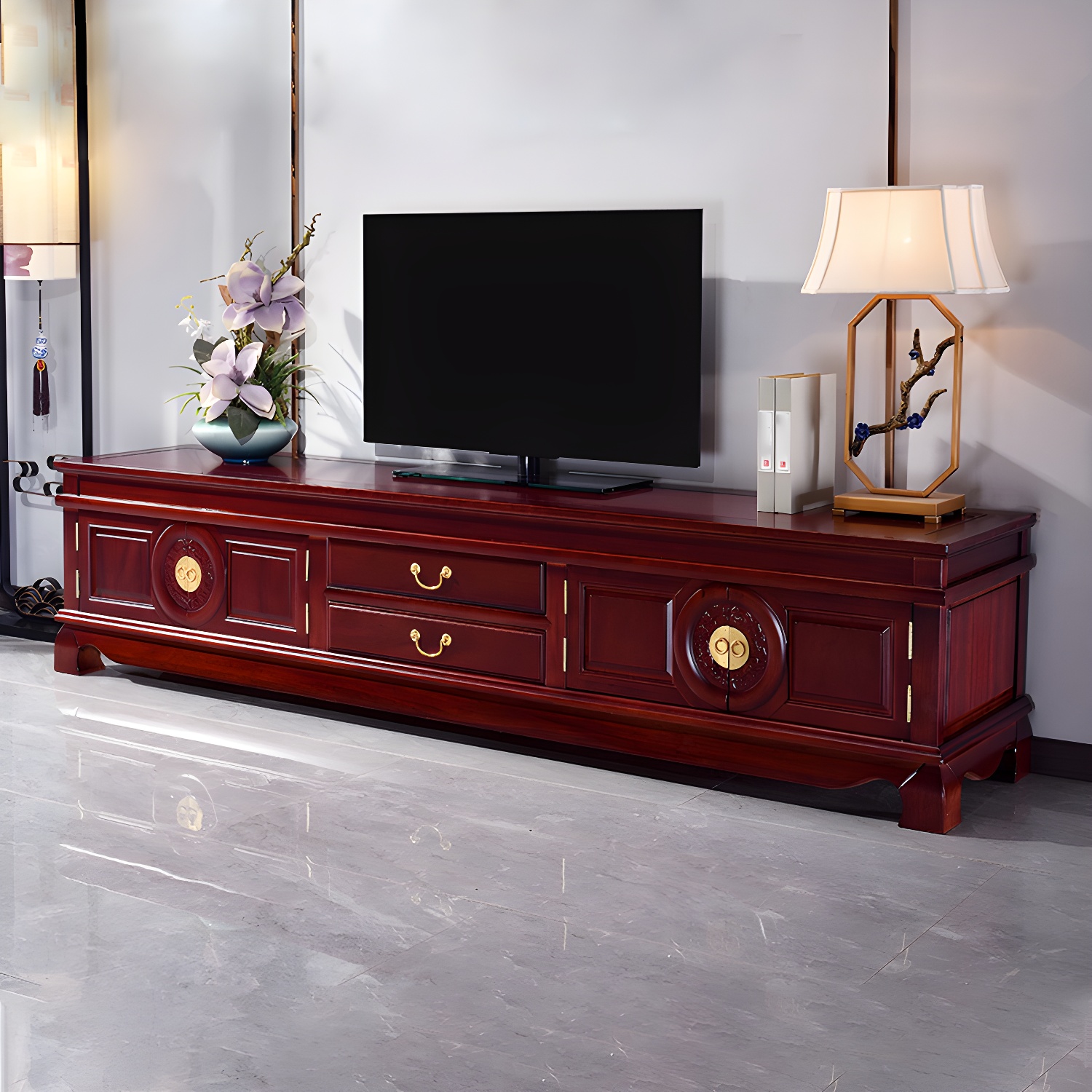 Classical Wood TV Stand | Ormau - image 3