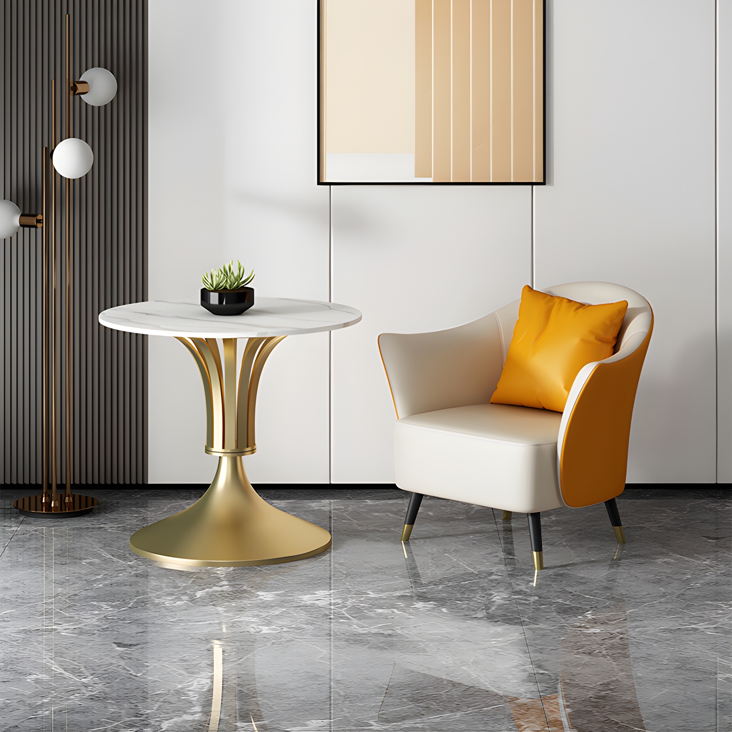 Glam Stone Dining Set | Ormau - image 9