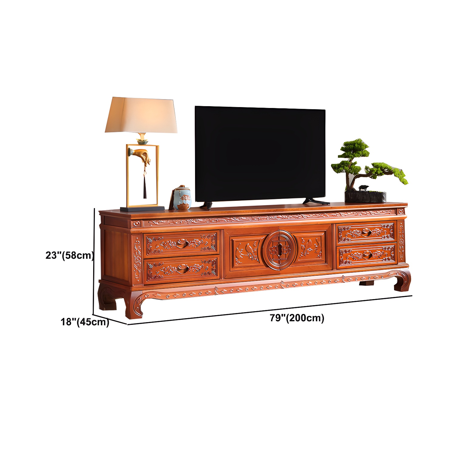 Classical Wood TV Stand | Ormau - image 15