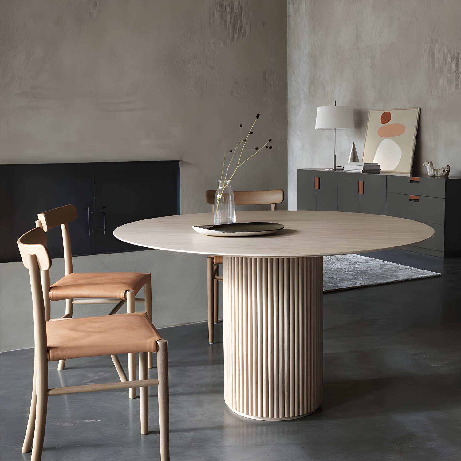 Round Wood Dining Table | Ormau - image 13