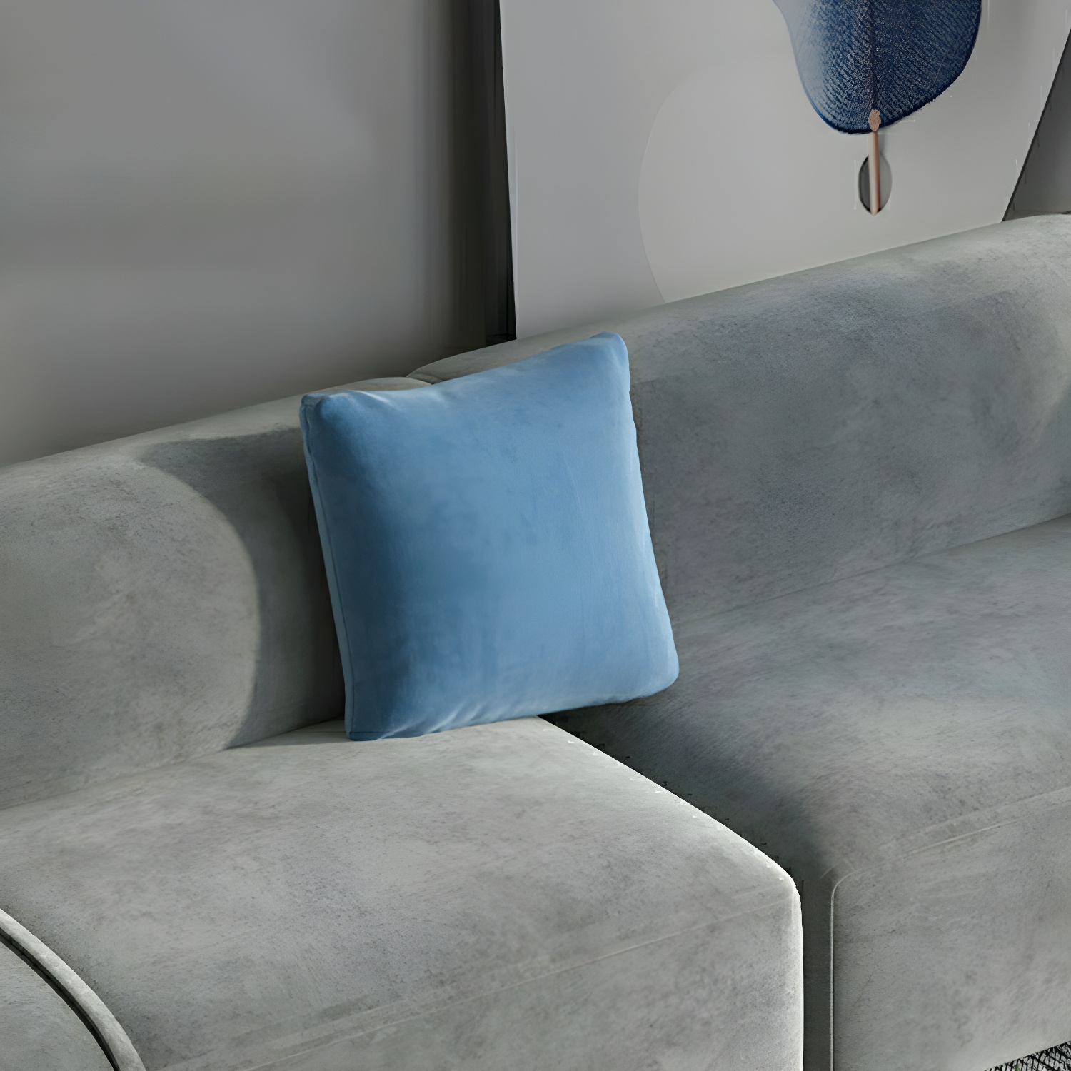 Flannel Sectional Sofa | Ormau - image 8