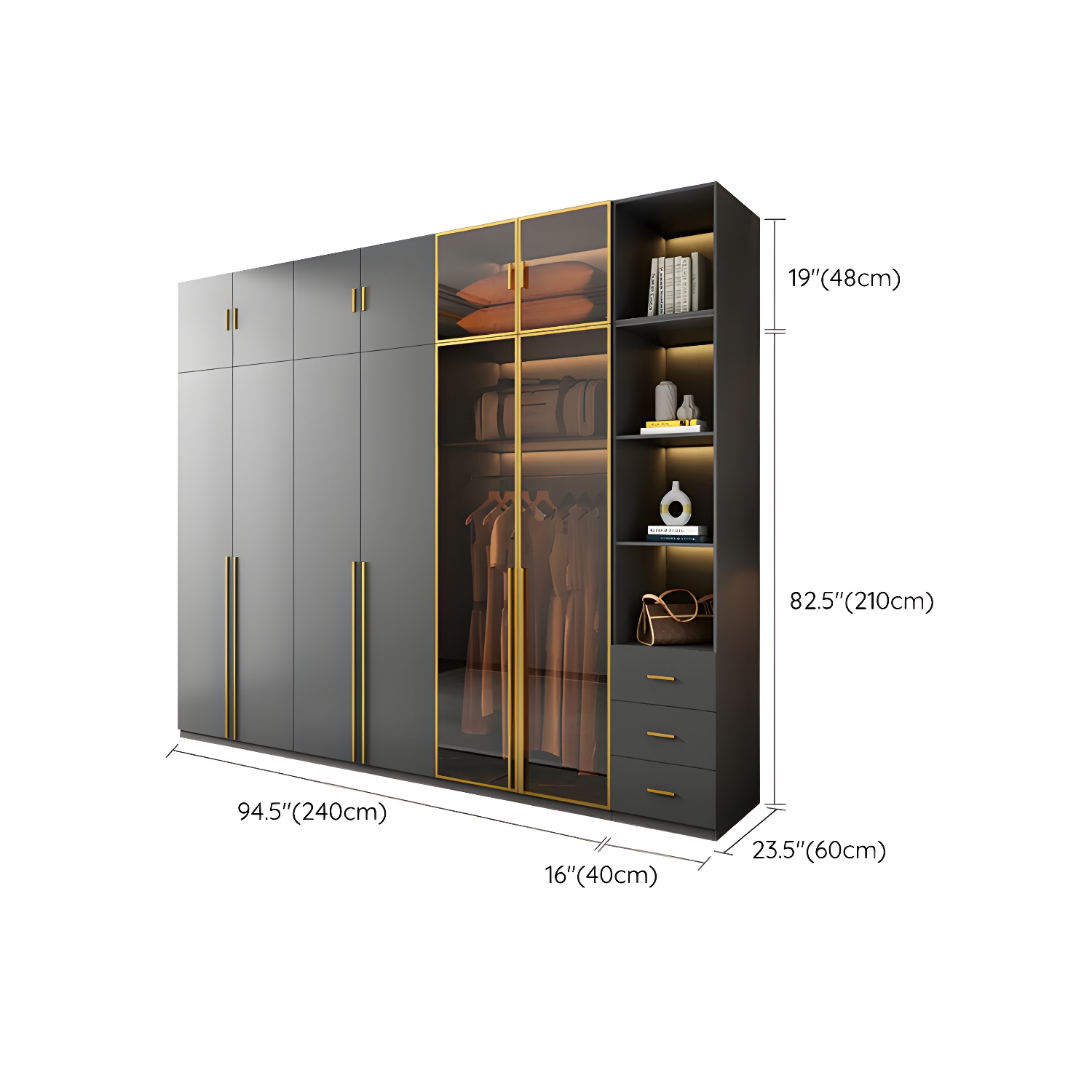 Modern Wardrobe Armoire | Ormau - image 37