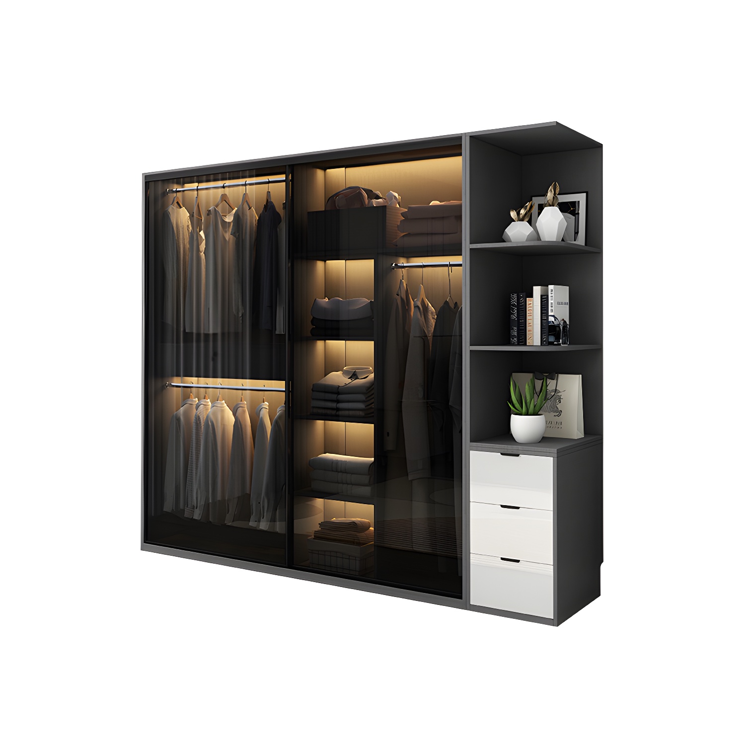 Glass & Wood Wardrobe | Ormau - image 32