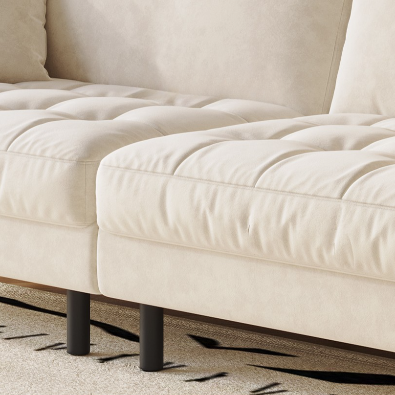 Modern Faux Leather Sofa | Ormau - image 16