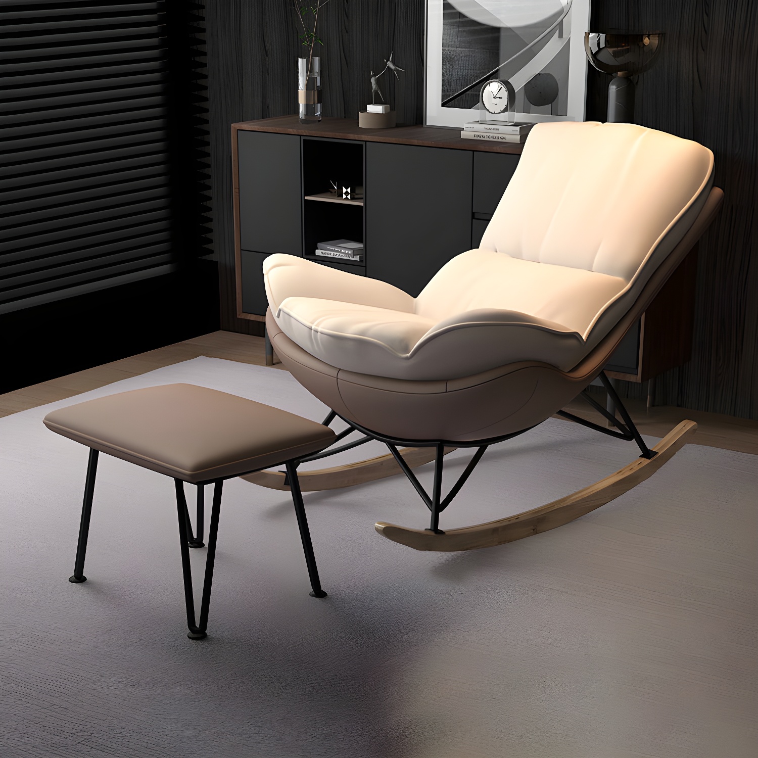 Spindle Glider & Ottoman | Ormau - image 9