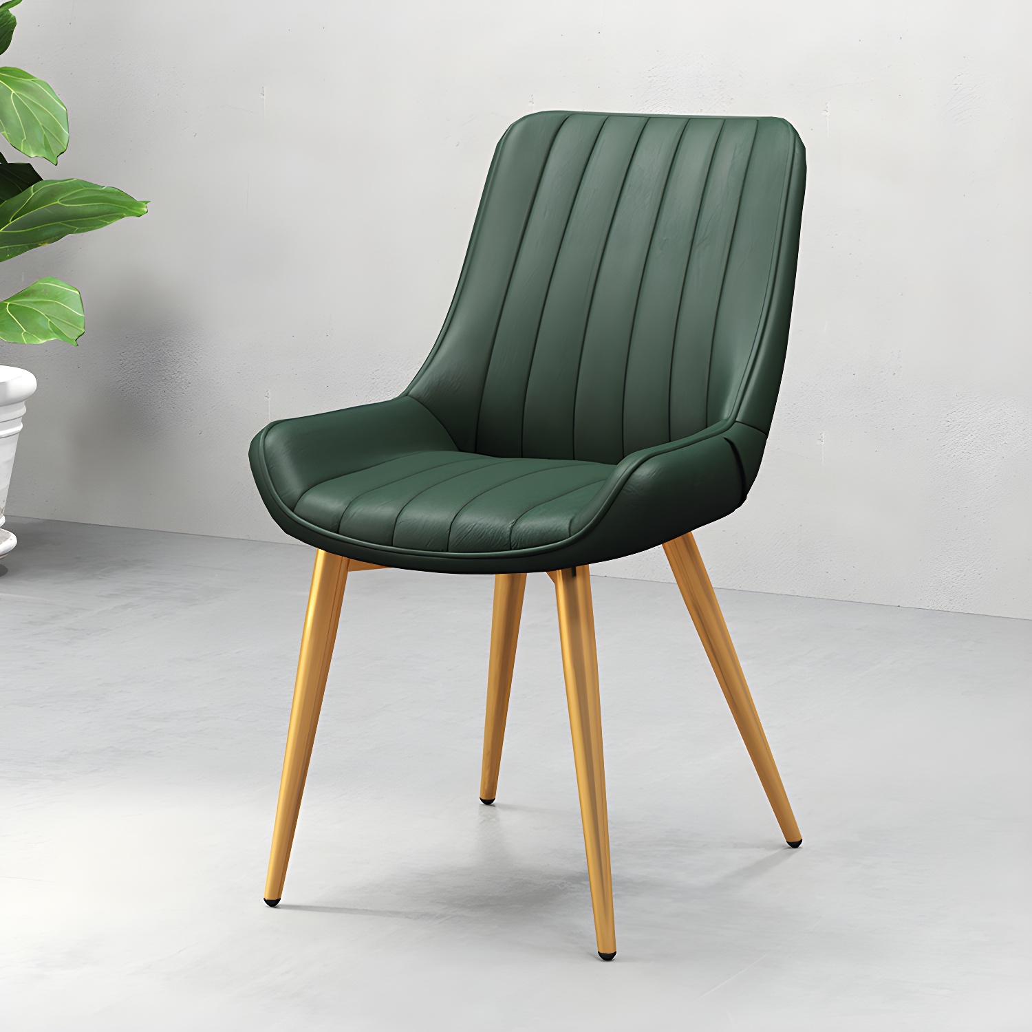Faux Leather Dining Side Chair | Ormau - image 46
