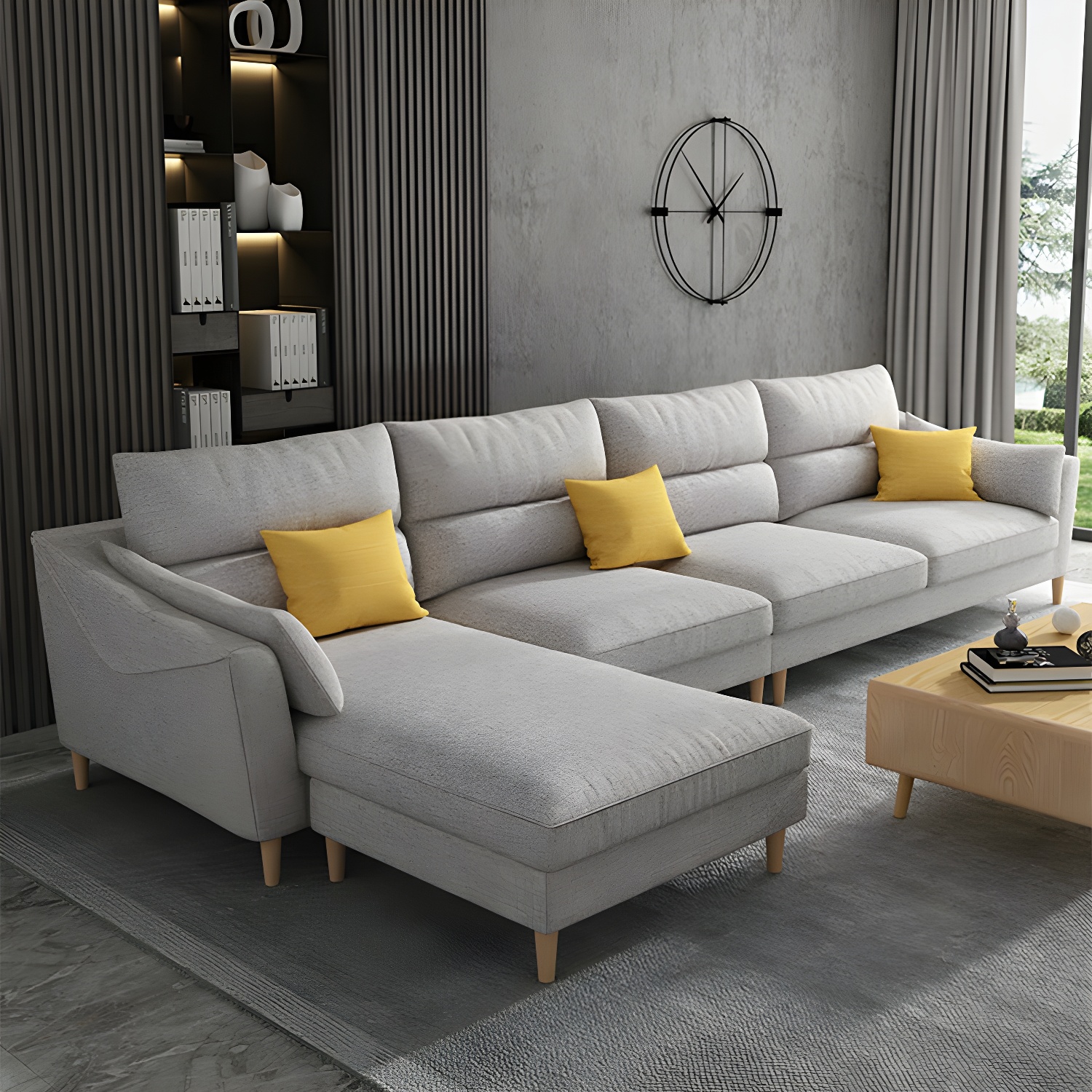 Modular Sectional Sofa with Ottoman | Ormau - image 13