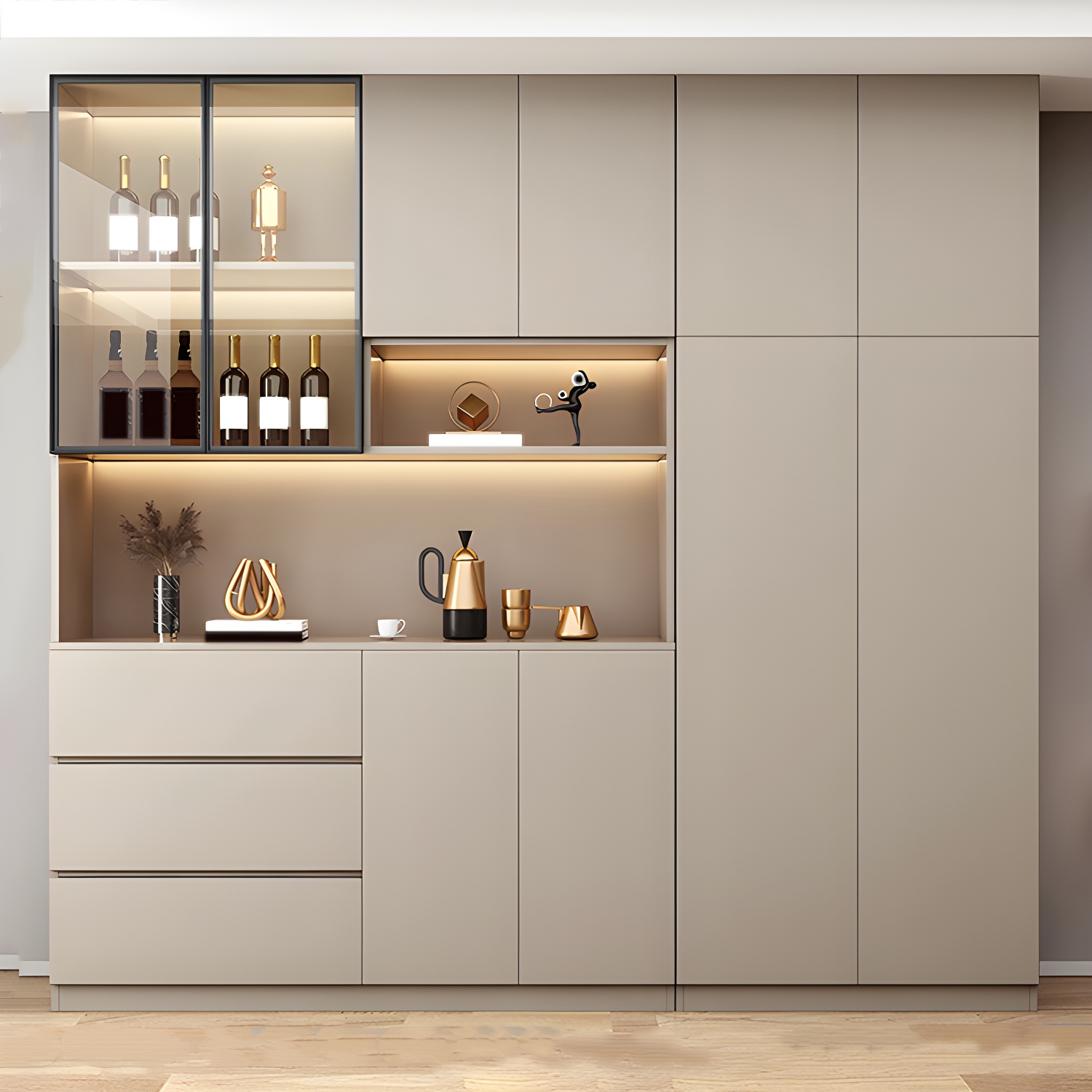 Modern Glass Door Cabinet | Ormau - image 36