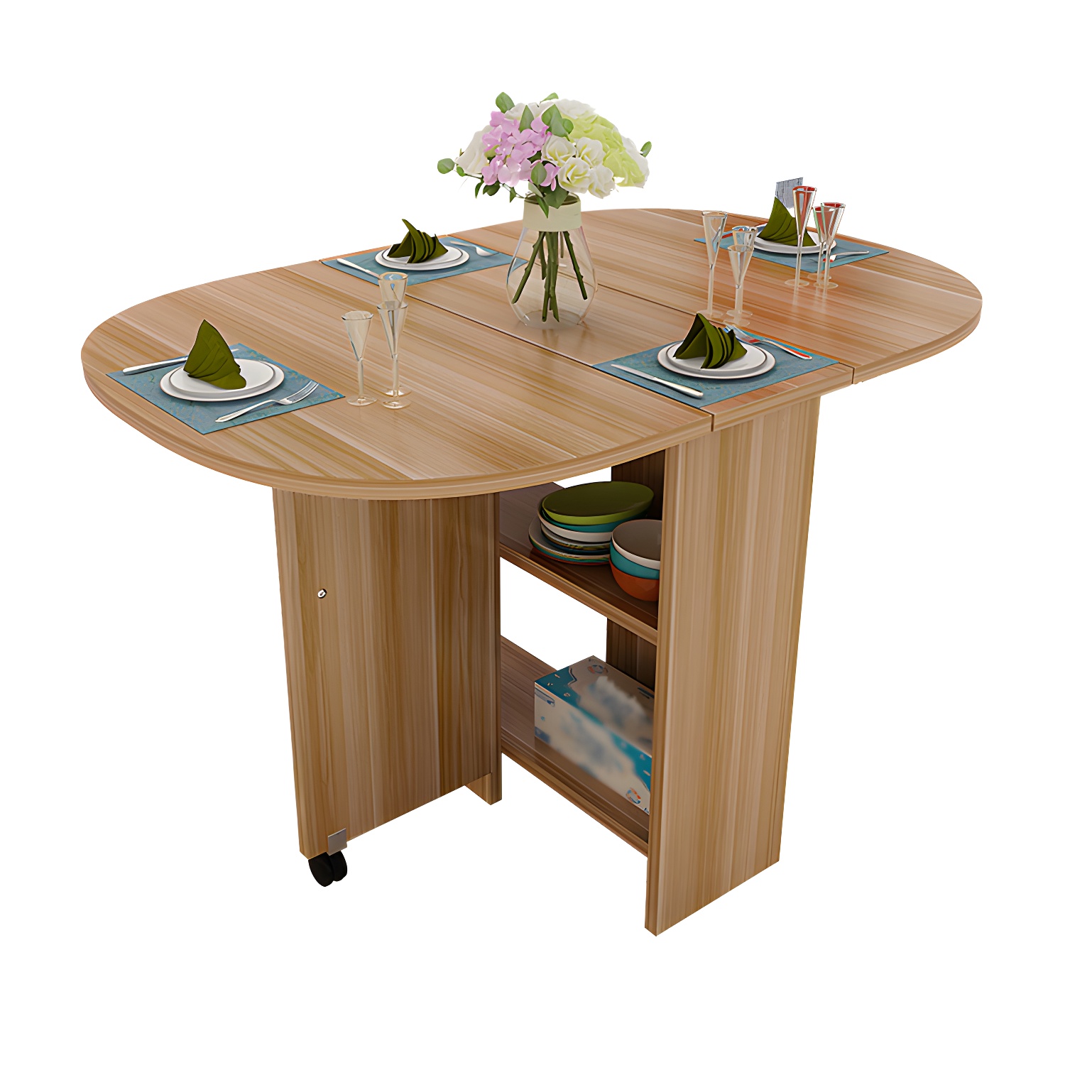 Oval Drop Leaf Table | Ormau - image 8