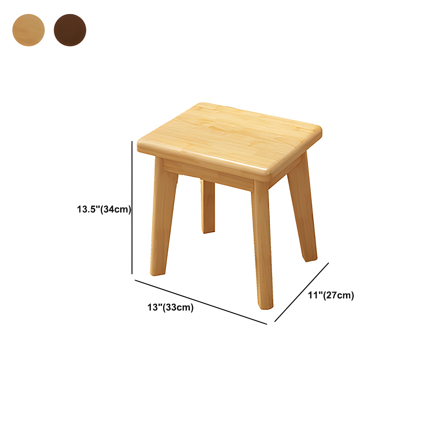 Solid Wood Makeup Vanity with Mirror | Ormau - image 21