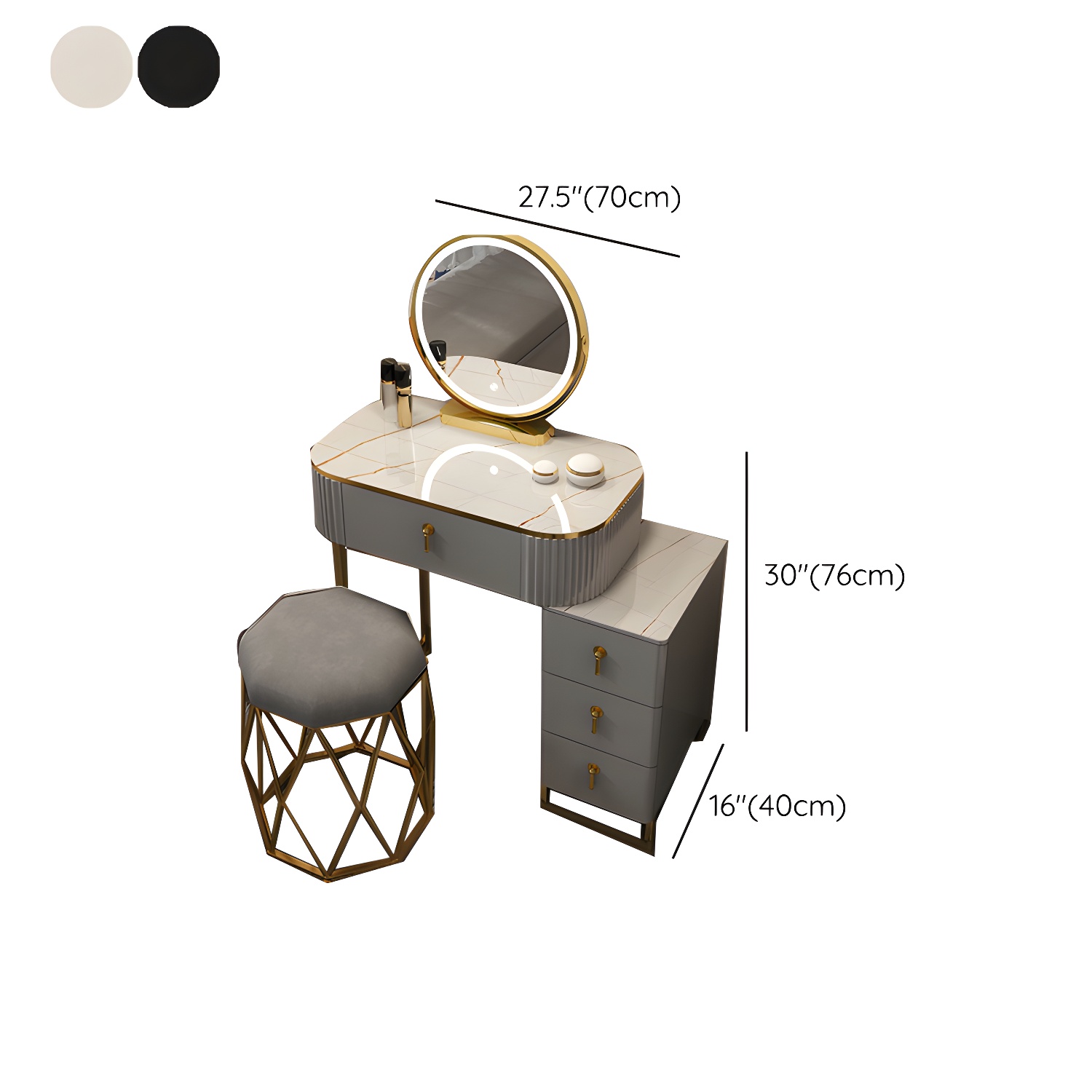 Contemporary Vanity Desk | Ormau - image 30