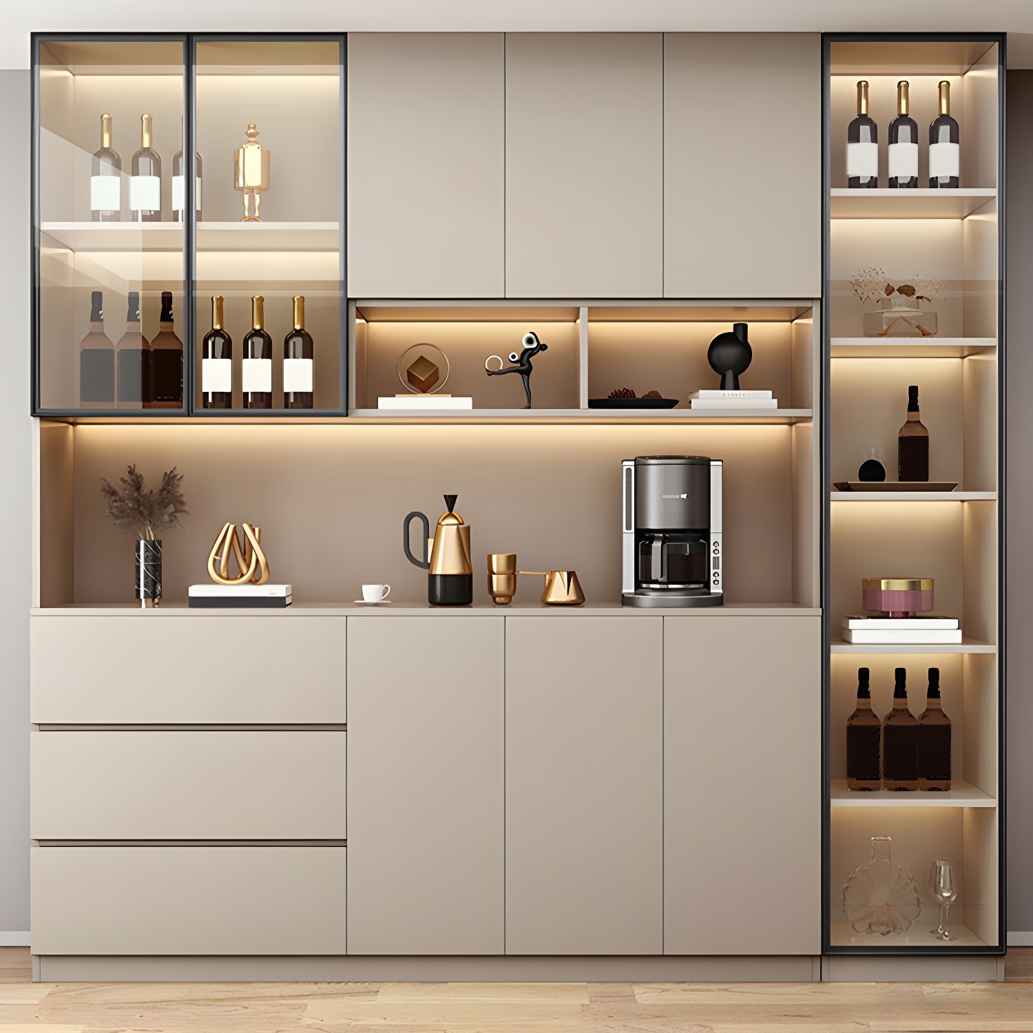 Modern Glass Door Cabinet | Ormau - image 1