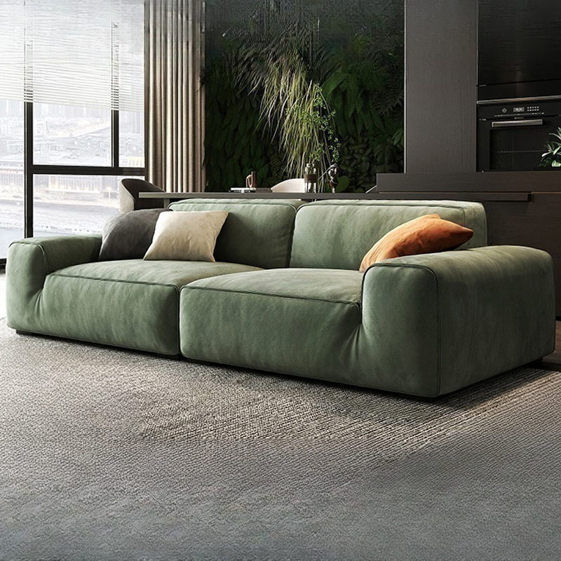L-Shape Green Sectional Sofa | Ormau - image 28