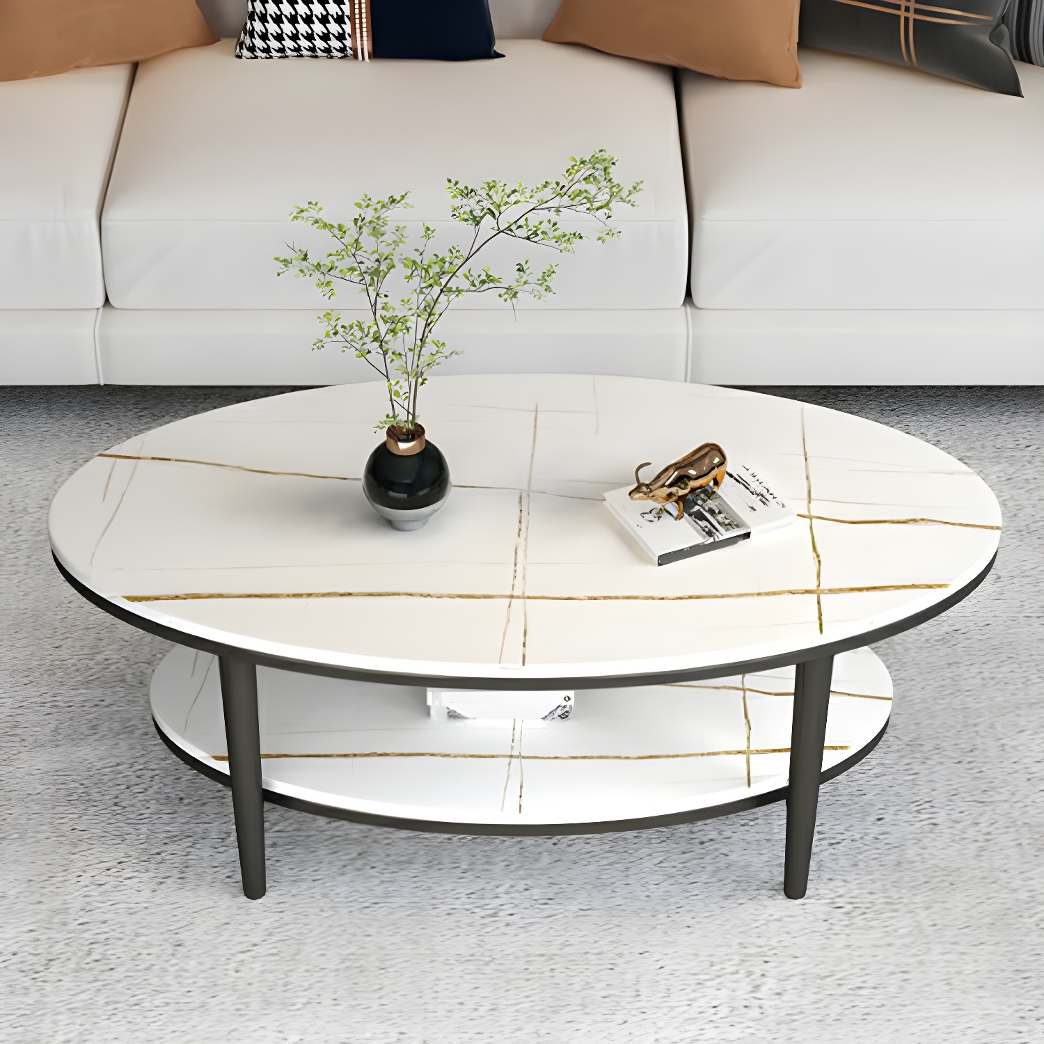 Glam Stone Coffee Table | Ormau - image 4