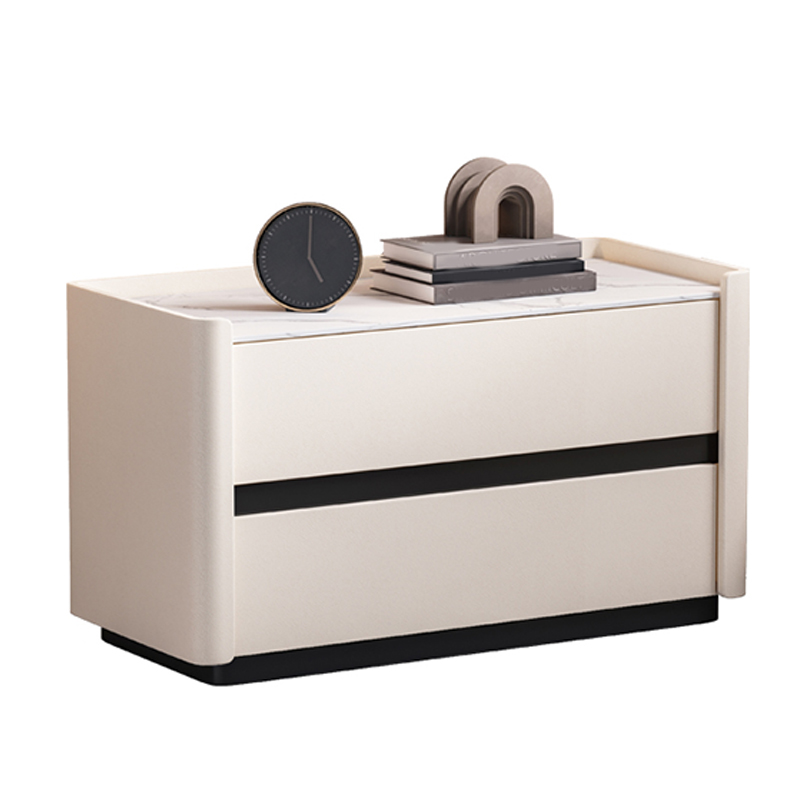 Modern Stone Top Nightstand | Ormau - image 15