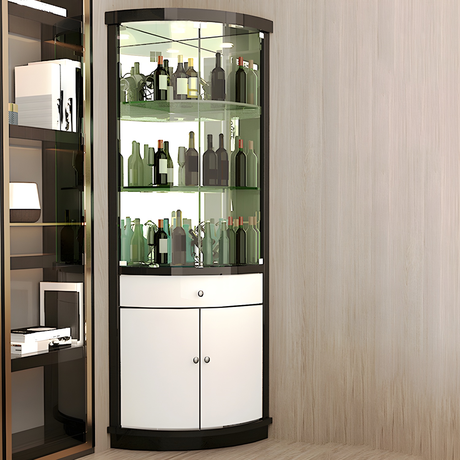 Circular Corner Accent Cabinet | Ormau - image 4