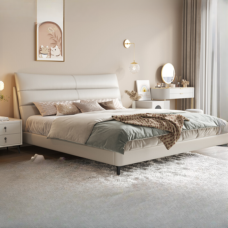 Solid White Timber Bed | Ormau - image 1