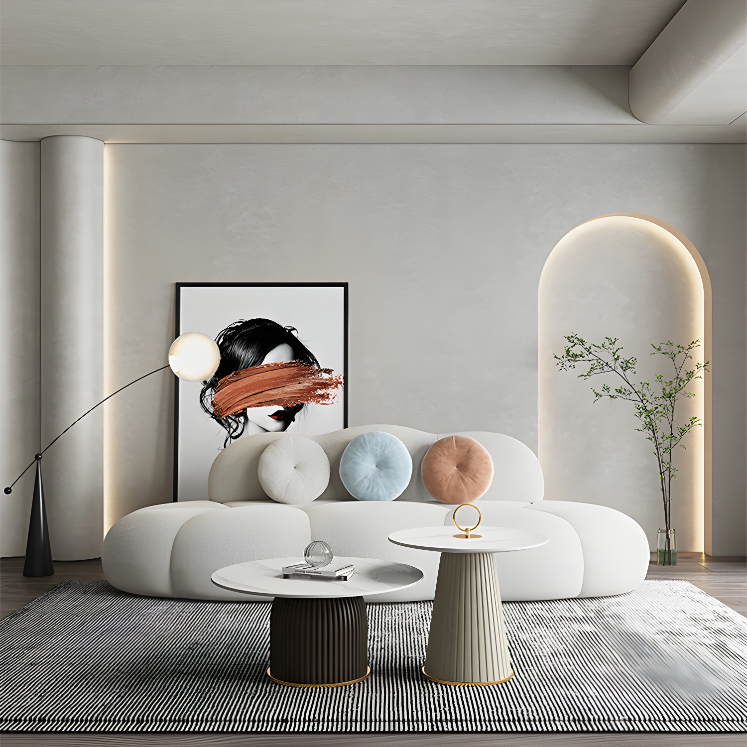 Stationary Armless Sofa | Ormau - image 17