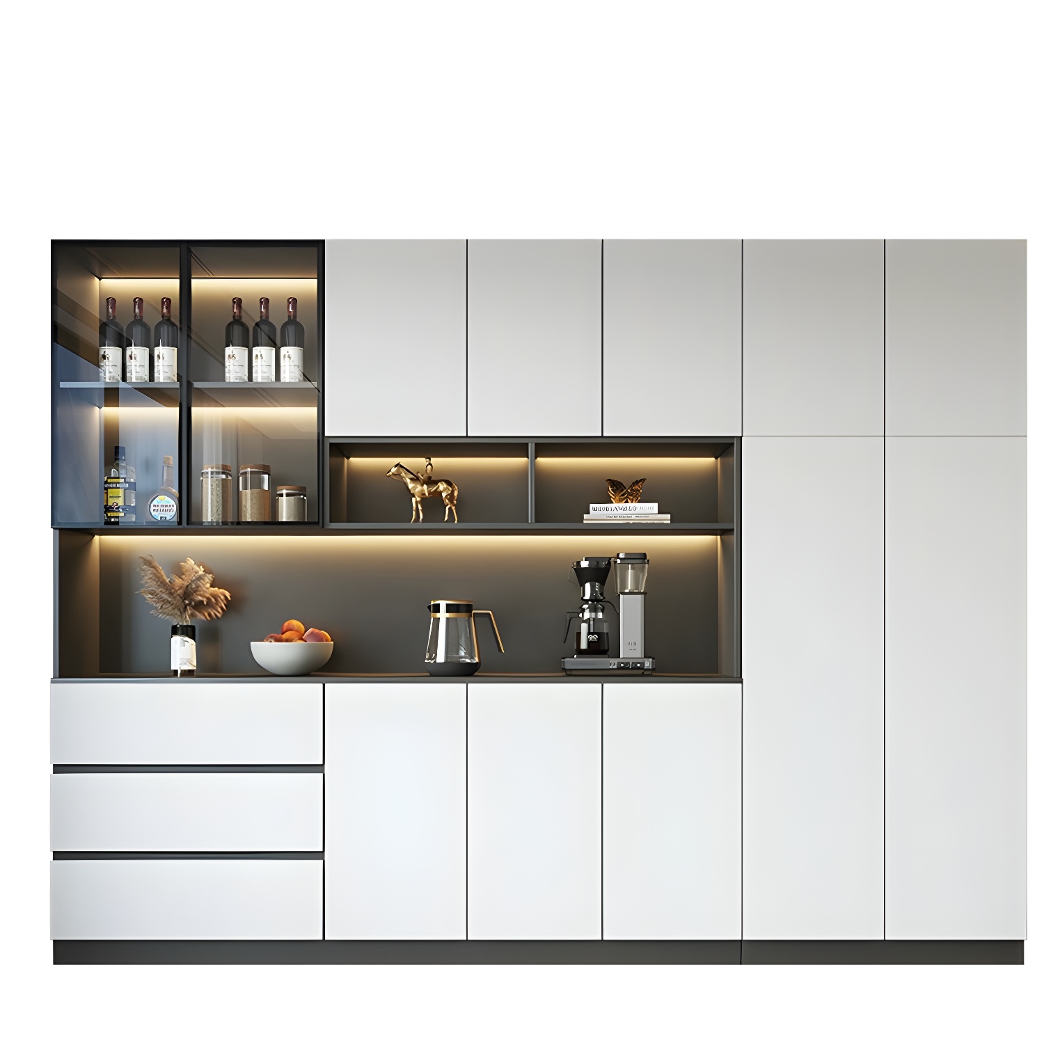 Modern Sideboard with Lighting | Ormau - image 7