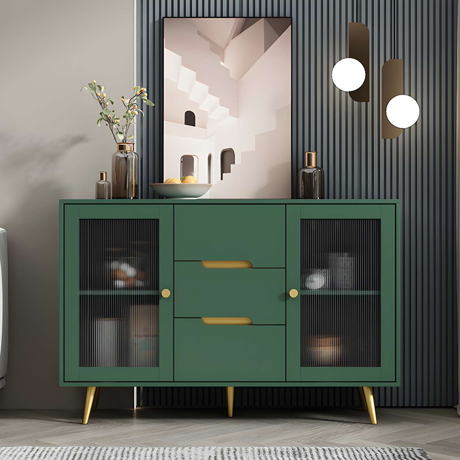 Modern Glass Door Sideboard | Ormau - image 19