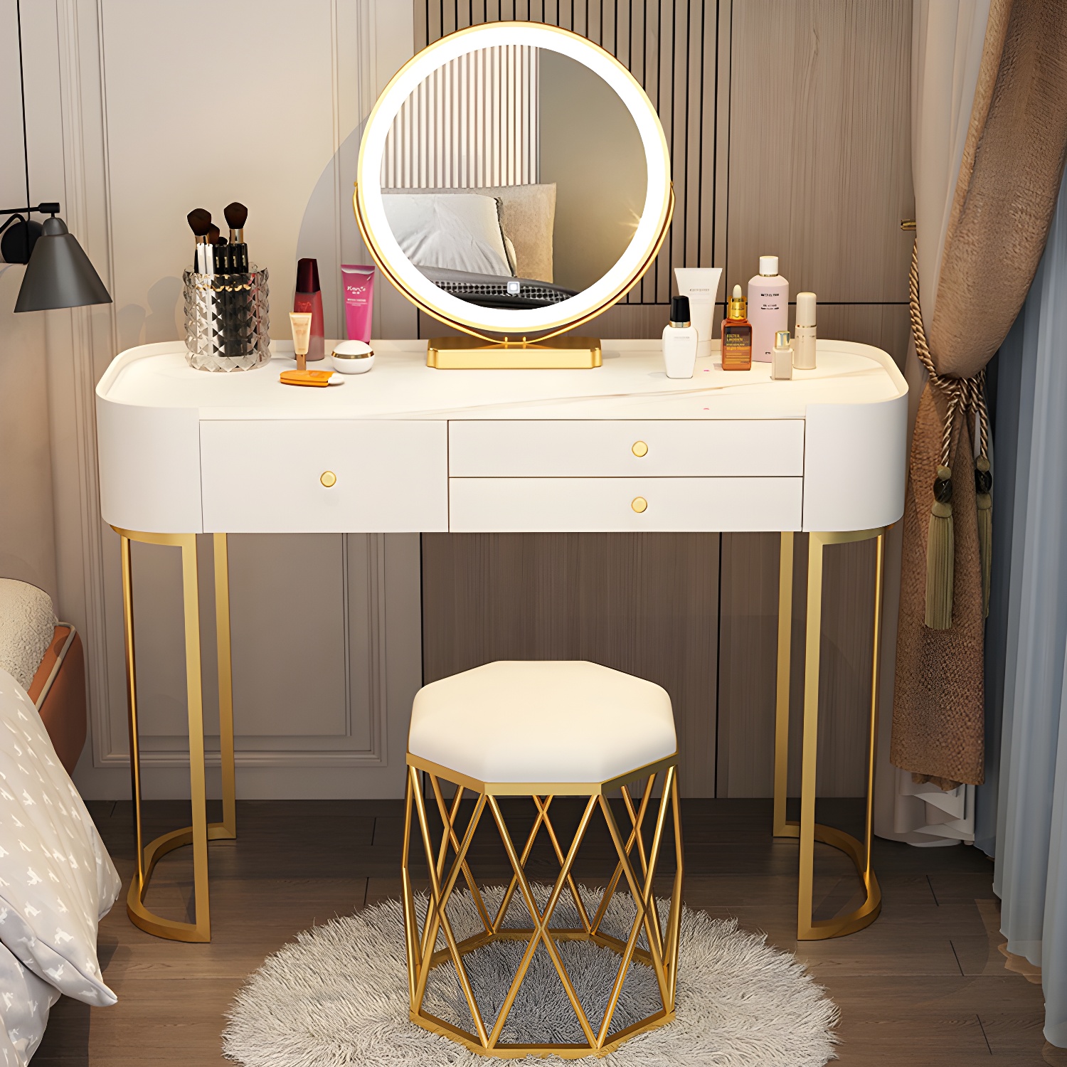 Glam Glass Vanity | Ormau - image 22