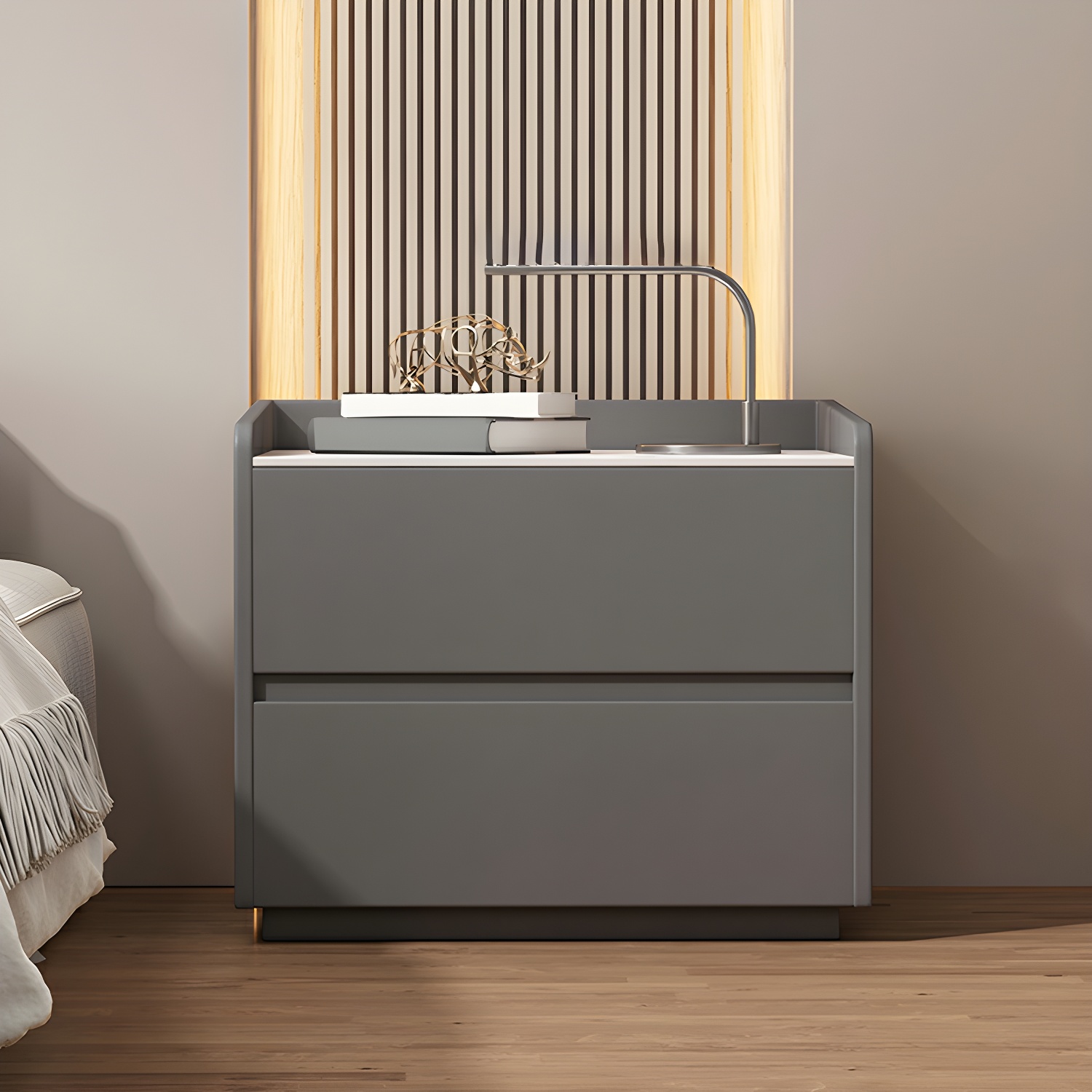Slate Countertop Nightstand | Ormau - image 12
