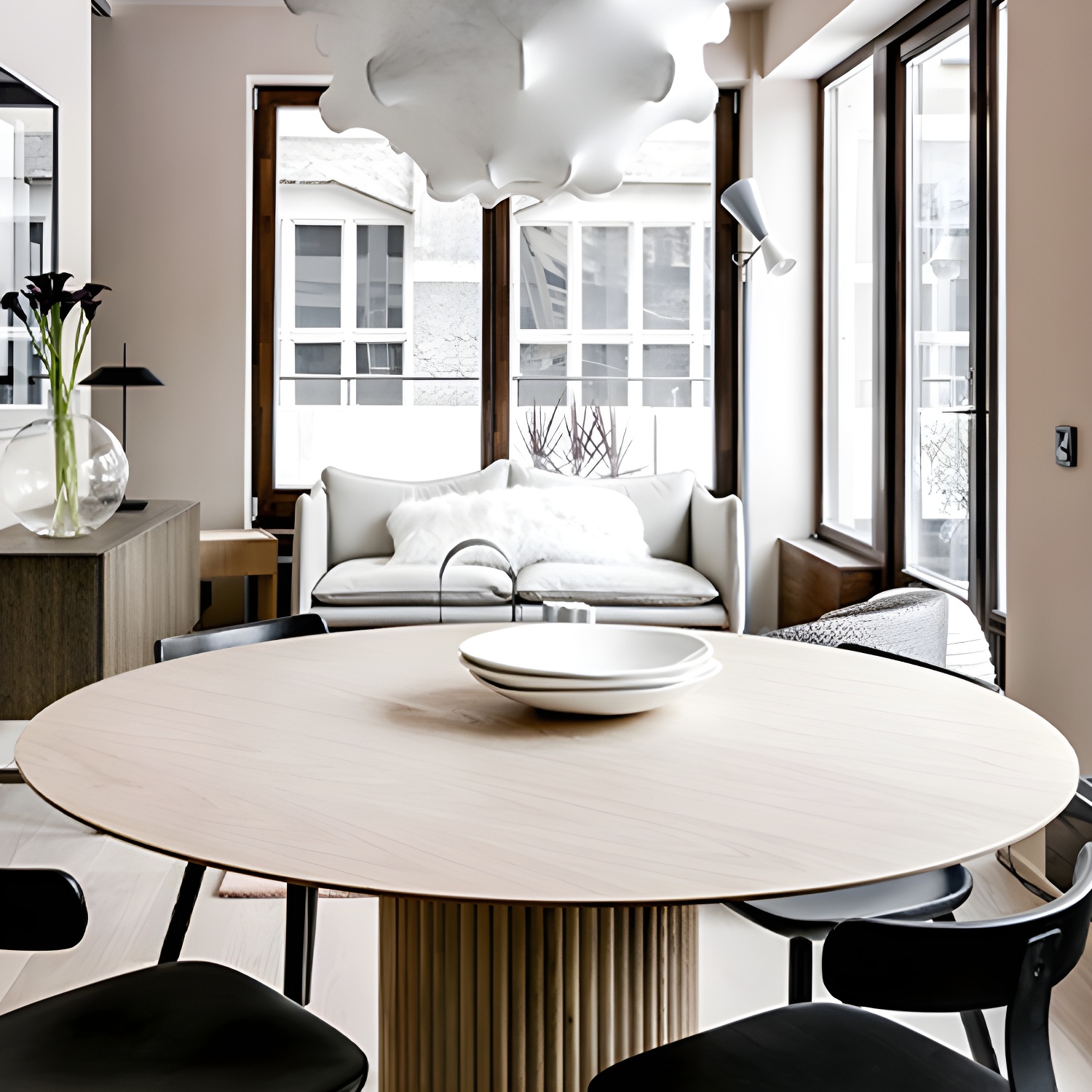 Round Wood Dining Table | Ormau - image 11