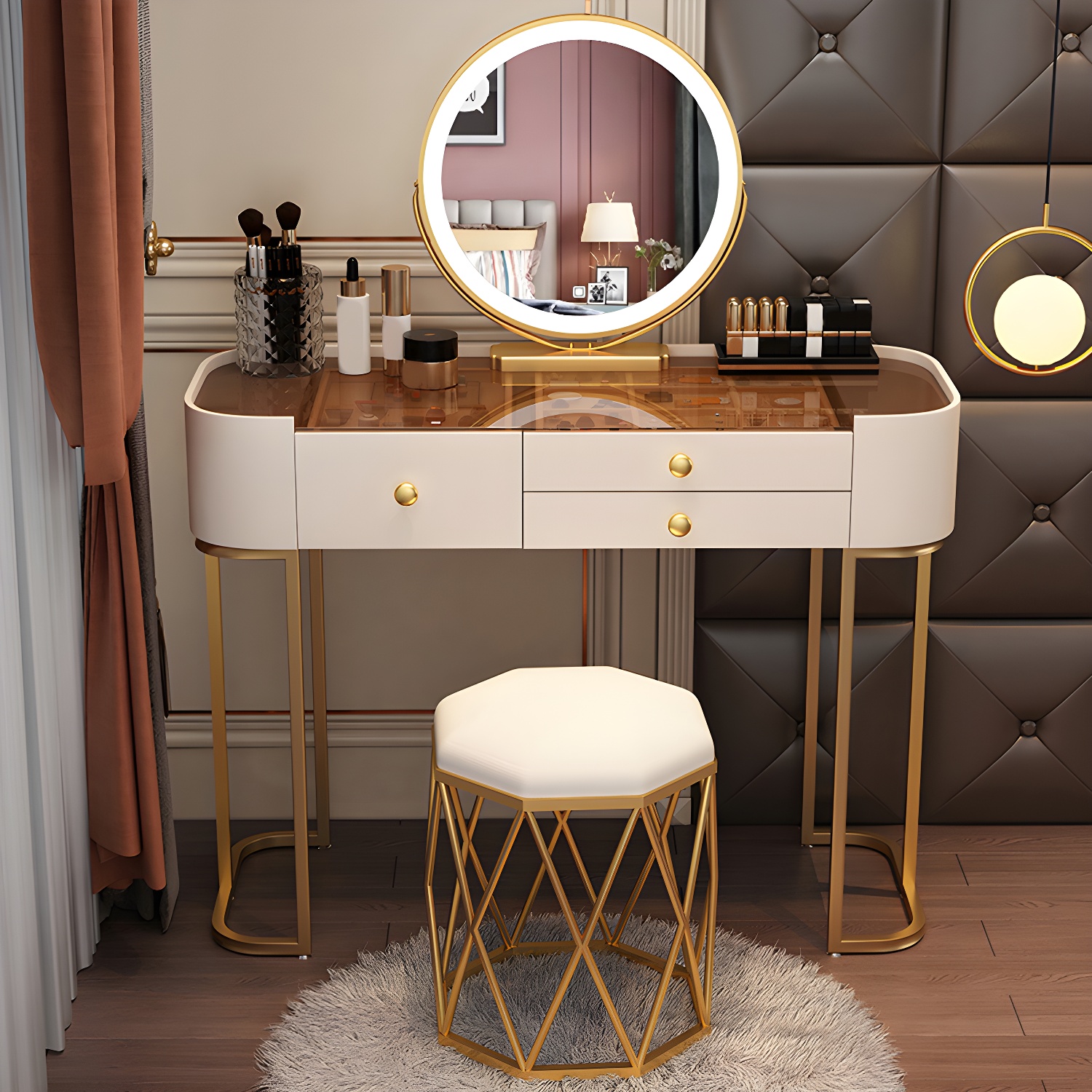 Glam Glass Vanity | Ormau - image 33