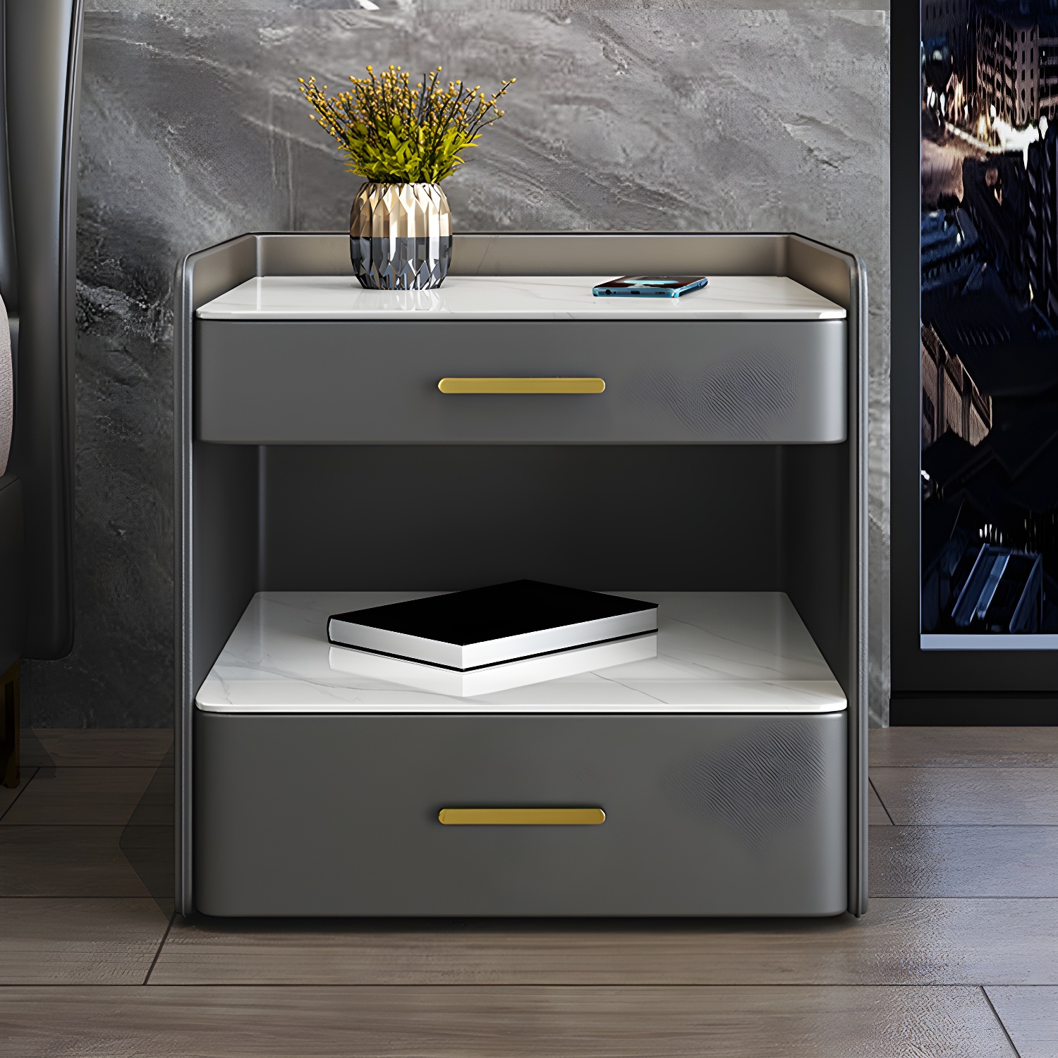 Stone Bed Nightstand | Ormau - image 3