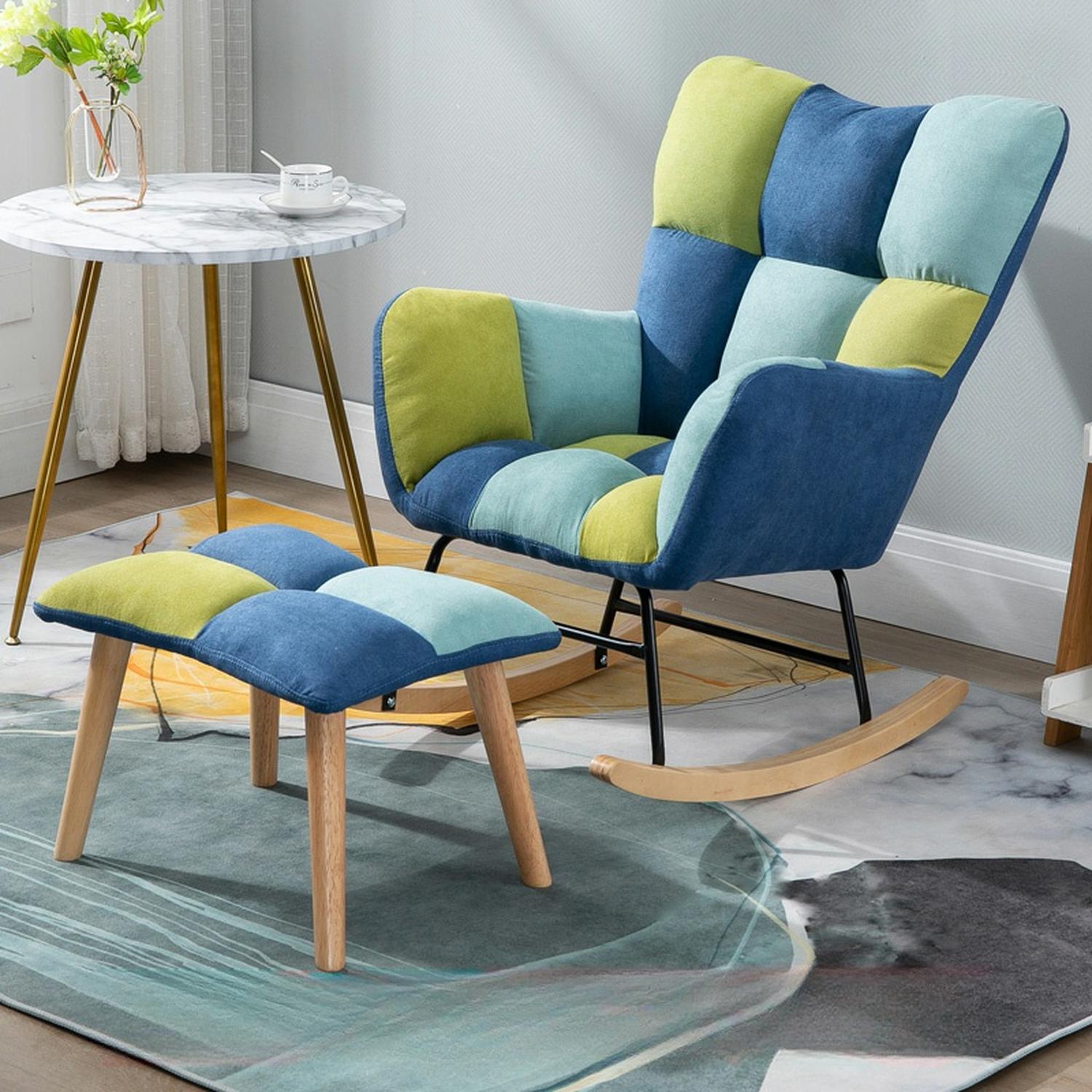Tufted Rocking Chair | Ormau - image 29