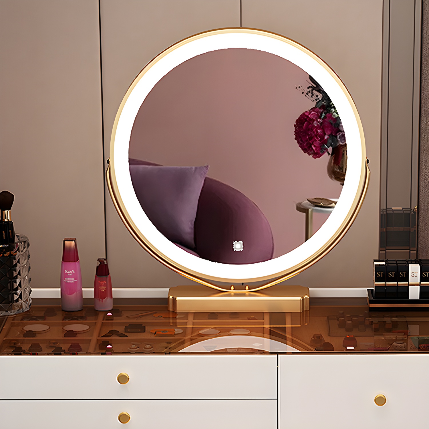 Lighted Vanity Table Set | Ormau - image 11