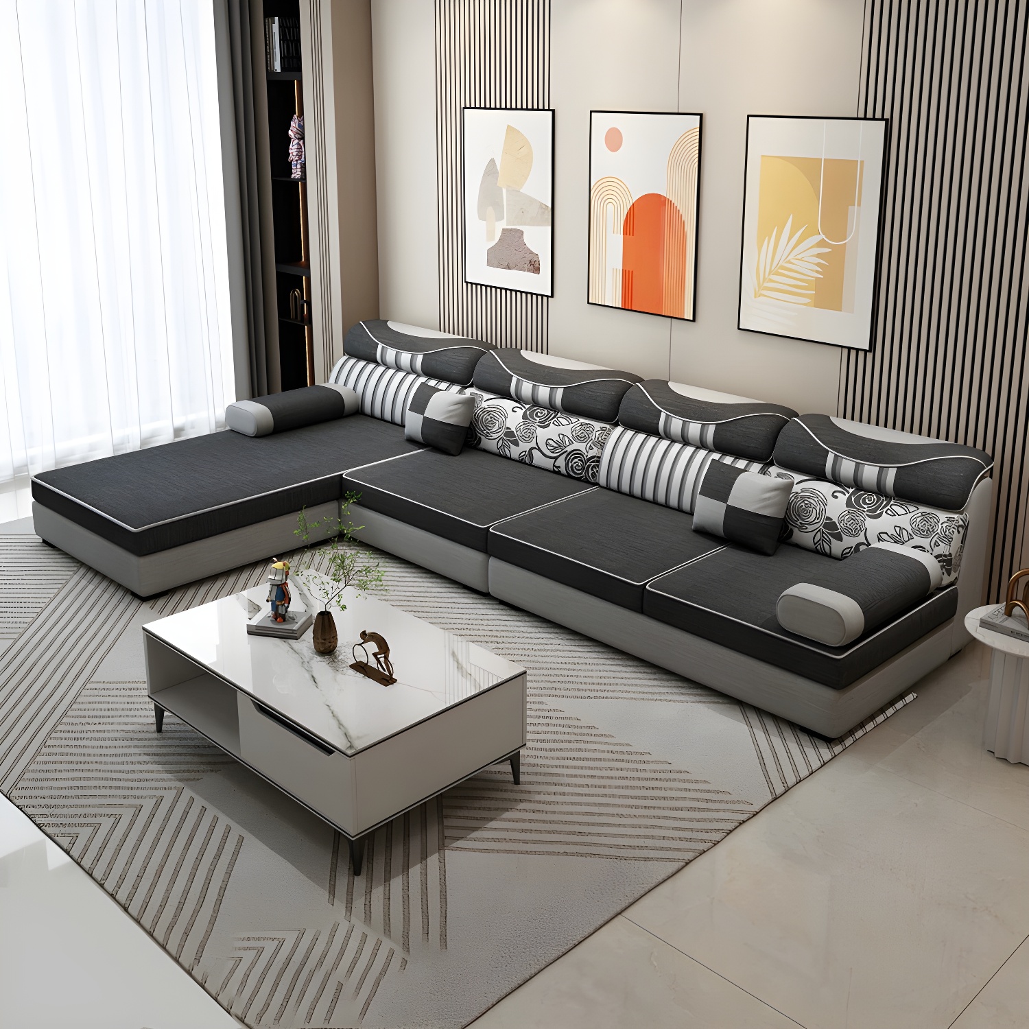 L-Shape Sectional Sofa | Ormau - image 14