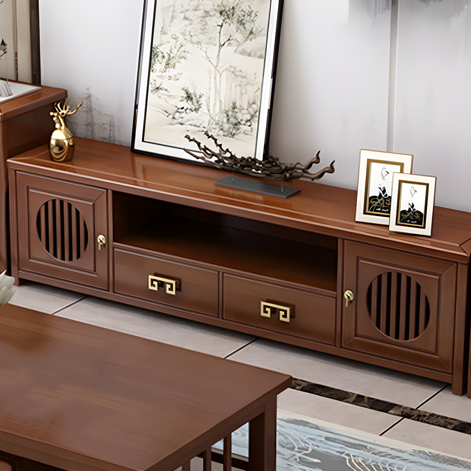 Solid Wood TV Stand | Ormau - image 9