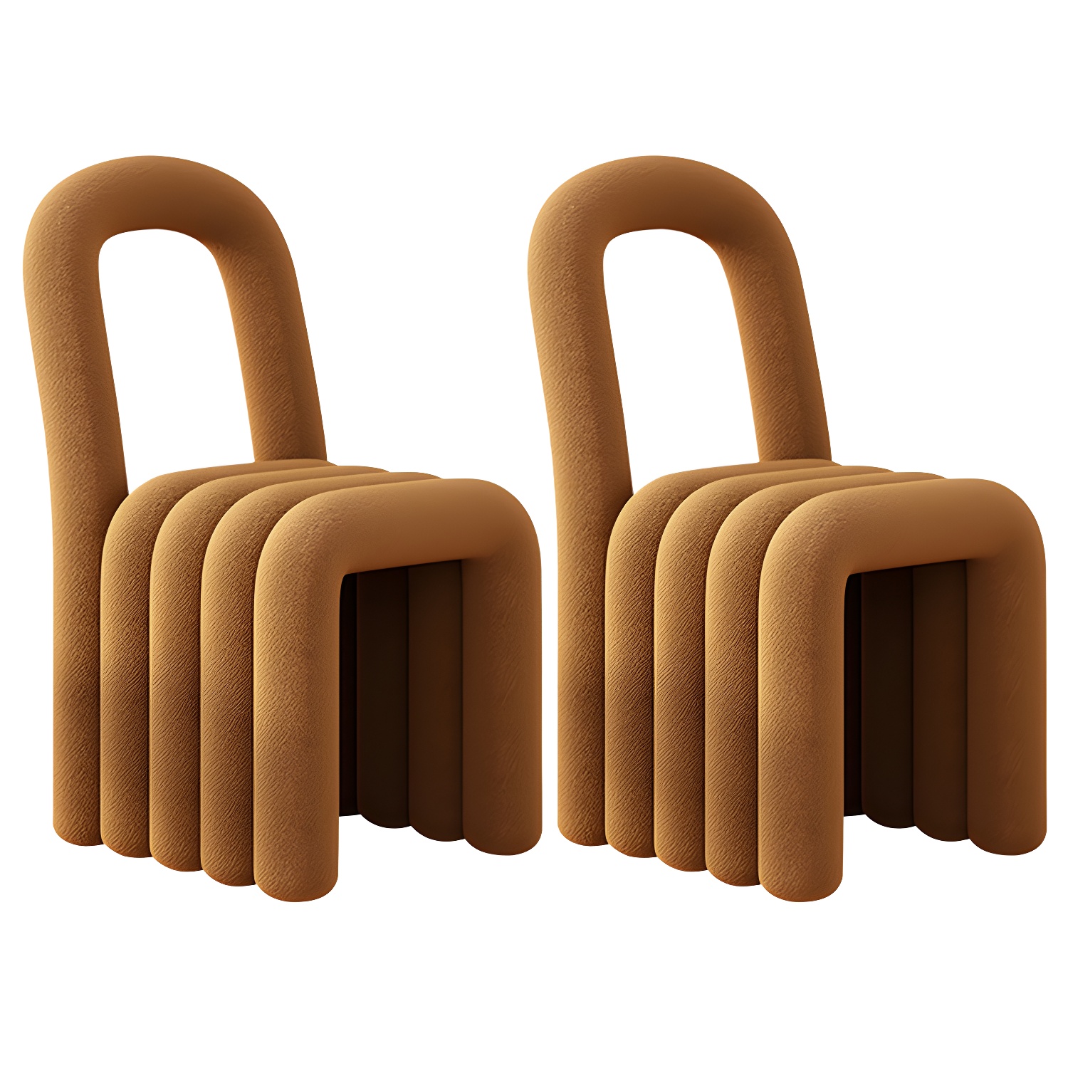 Velvet Open-Back Dining Chair | Ormau - image 43