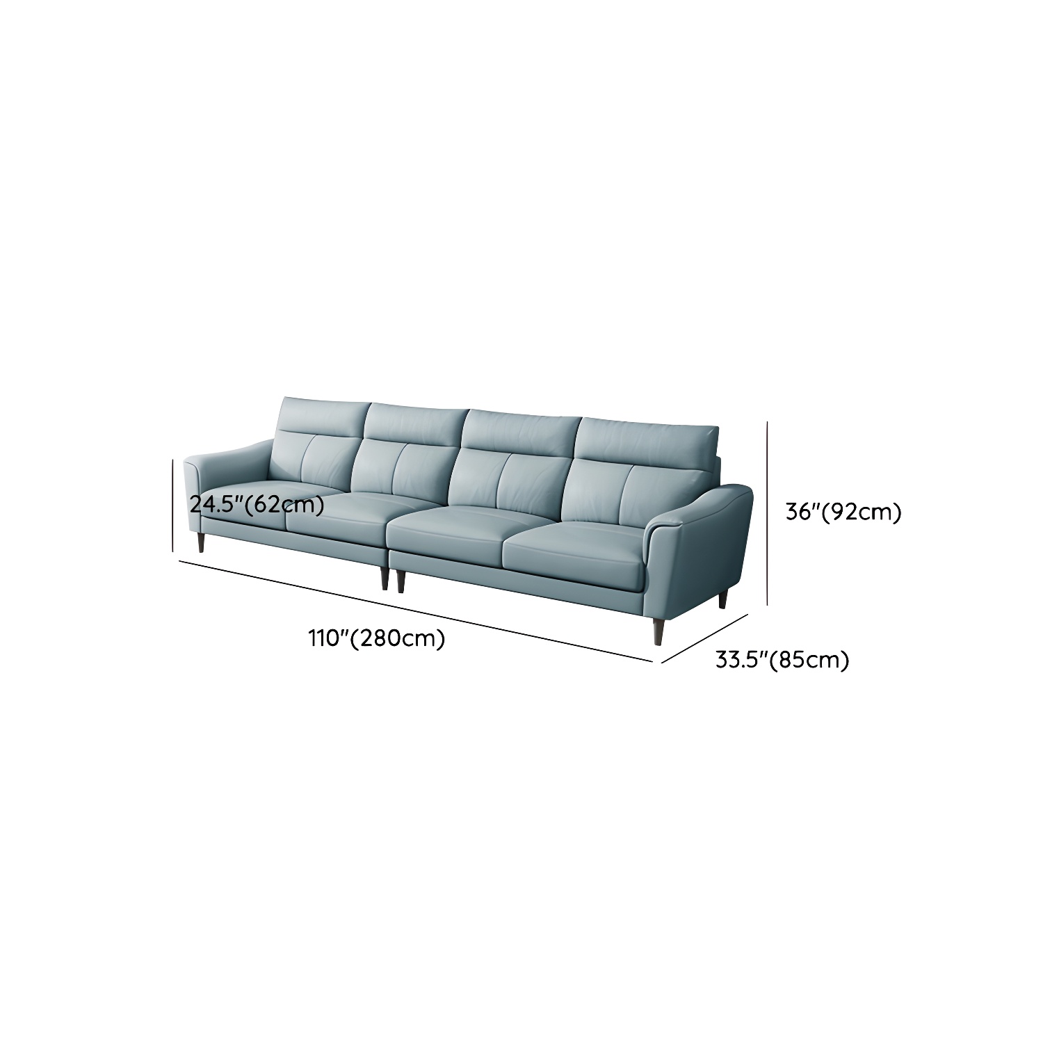 Modern Leather Sectional | Ormau - image 14