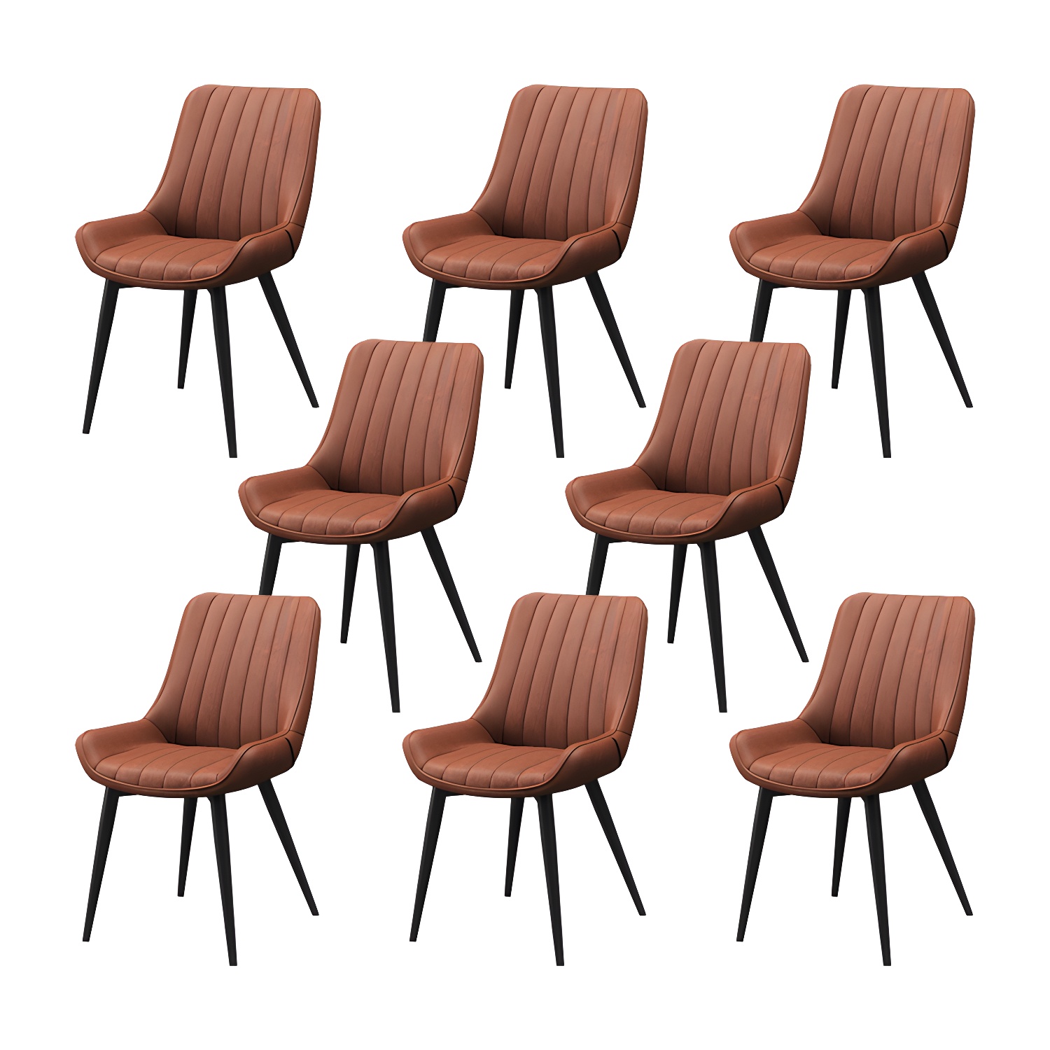 Faux Leather Dining Side Chair | Ormau - image 64