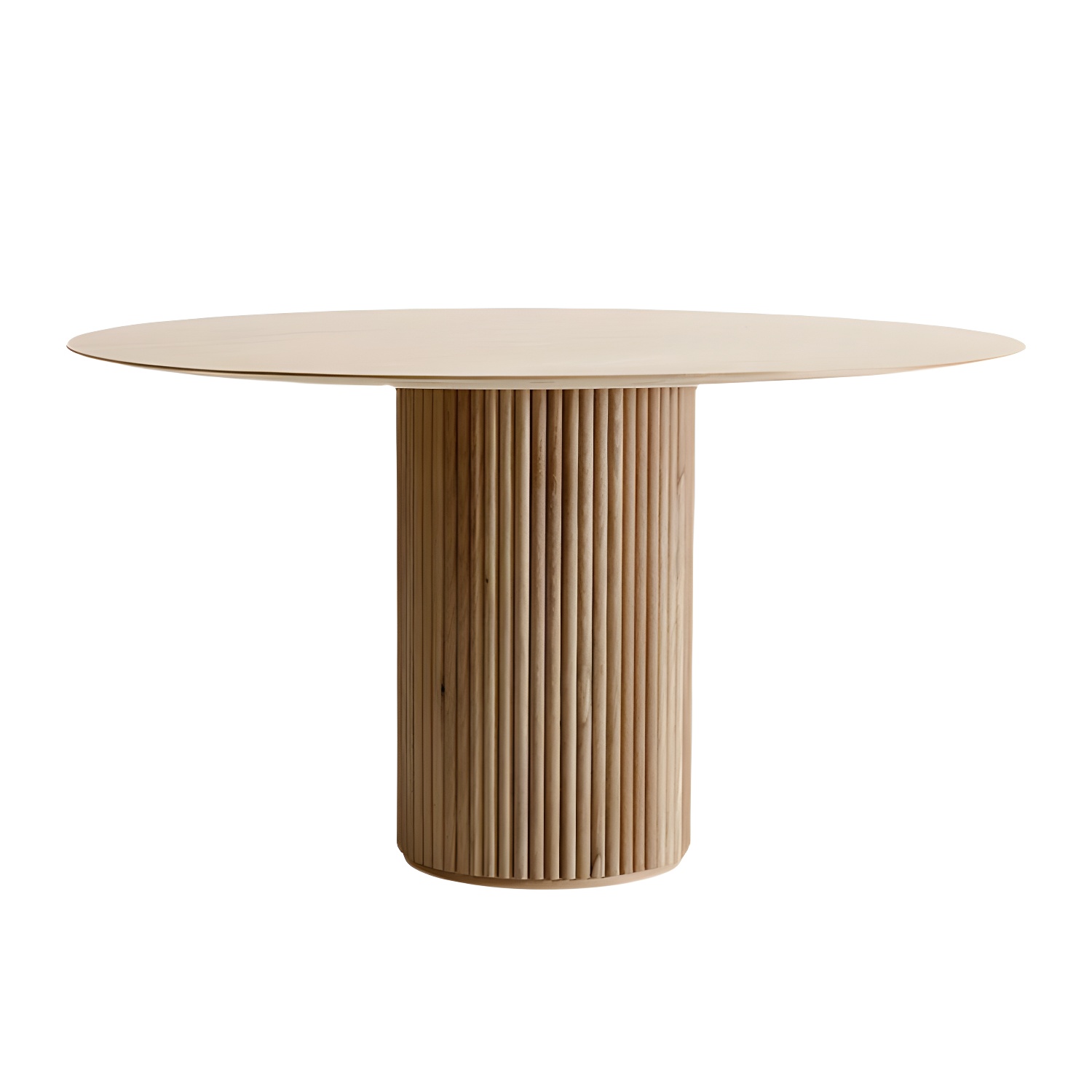 Solid Wood Round Dining Table | Ormau - image 2