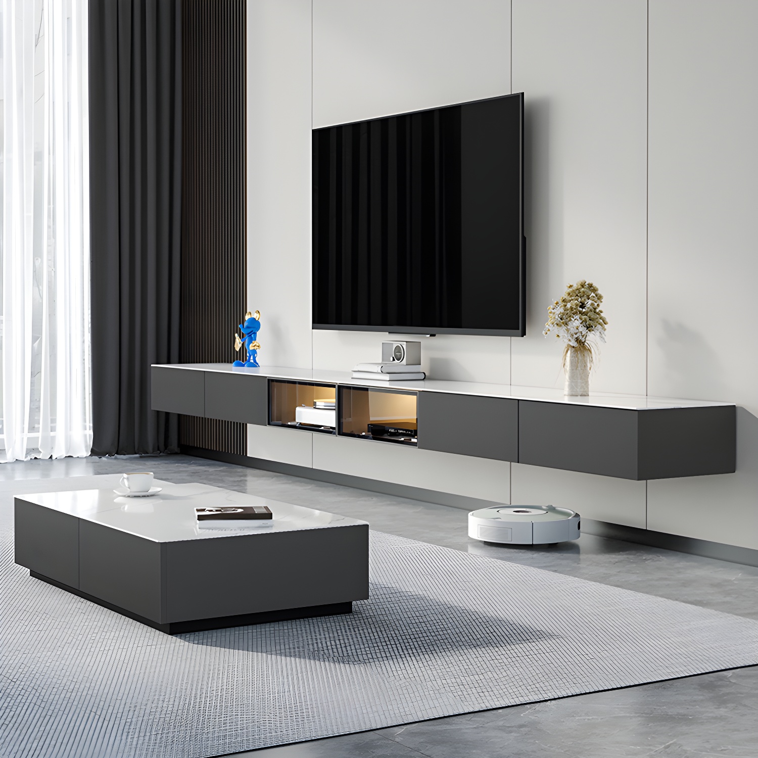 Wall-Mounted Media Stand | Ormau - image 3