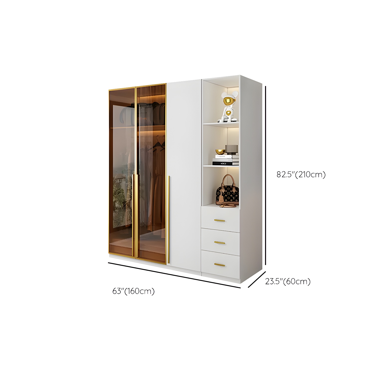 Modern Wardrobe Armoire | Ormau - image 17