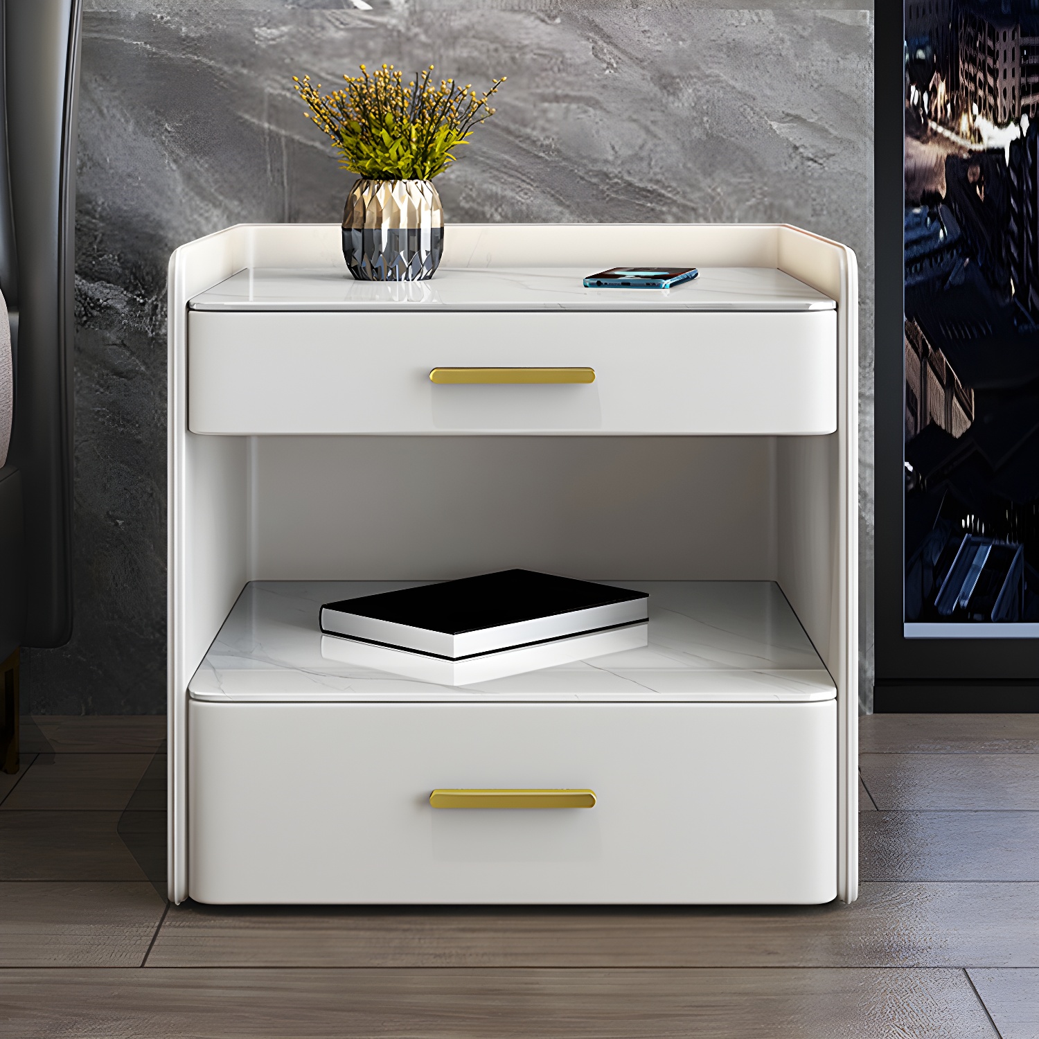 Stone Bed Nightstand | Ormau - image 5