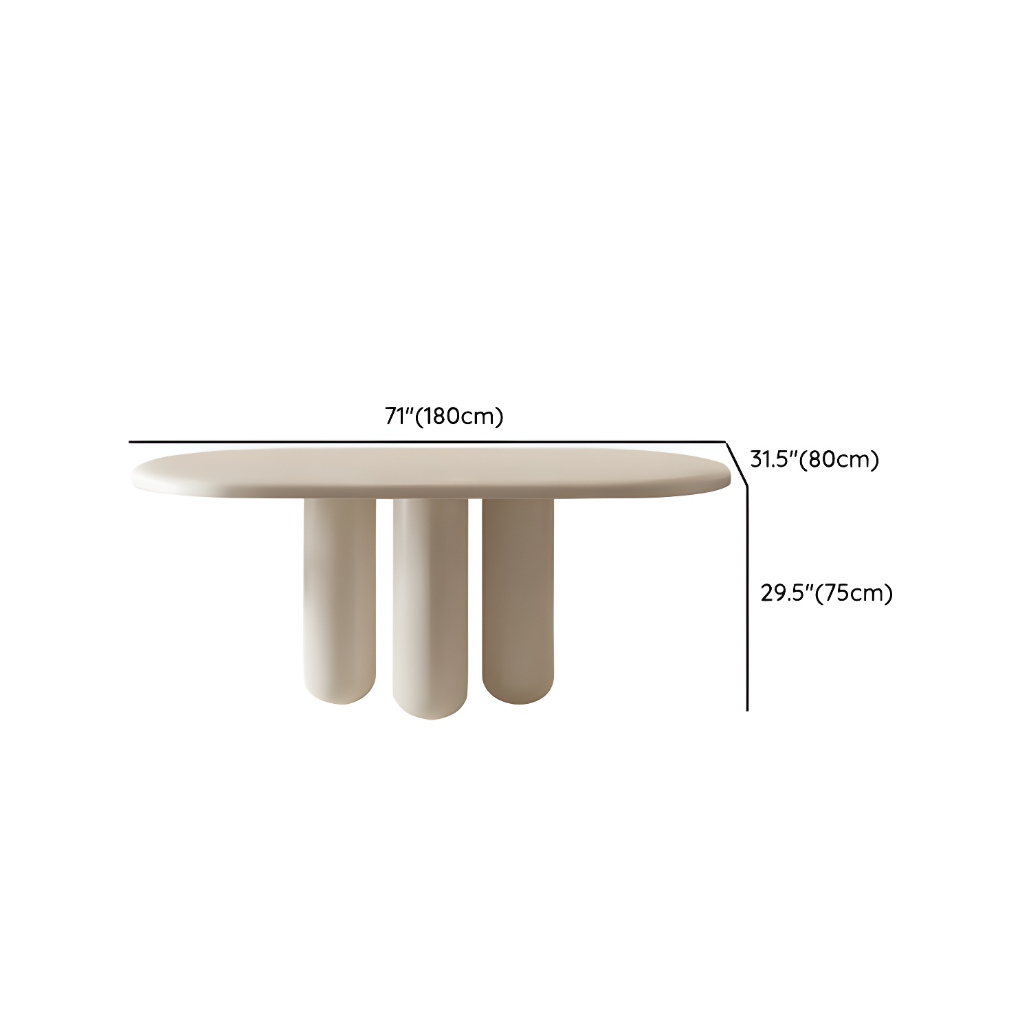 Oval & Round Dining Table | Ormau - image 10