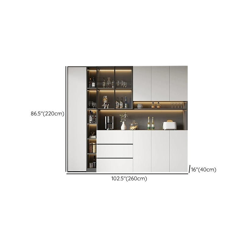 Modern White Buffet Cabinet | Ormau - image 26