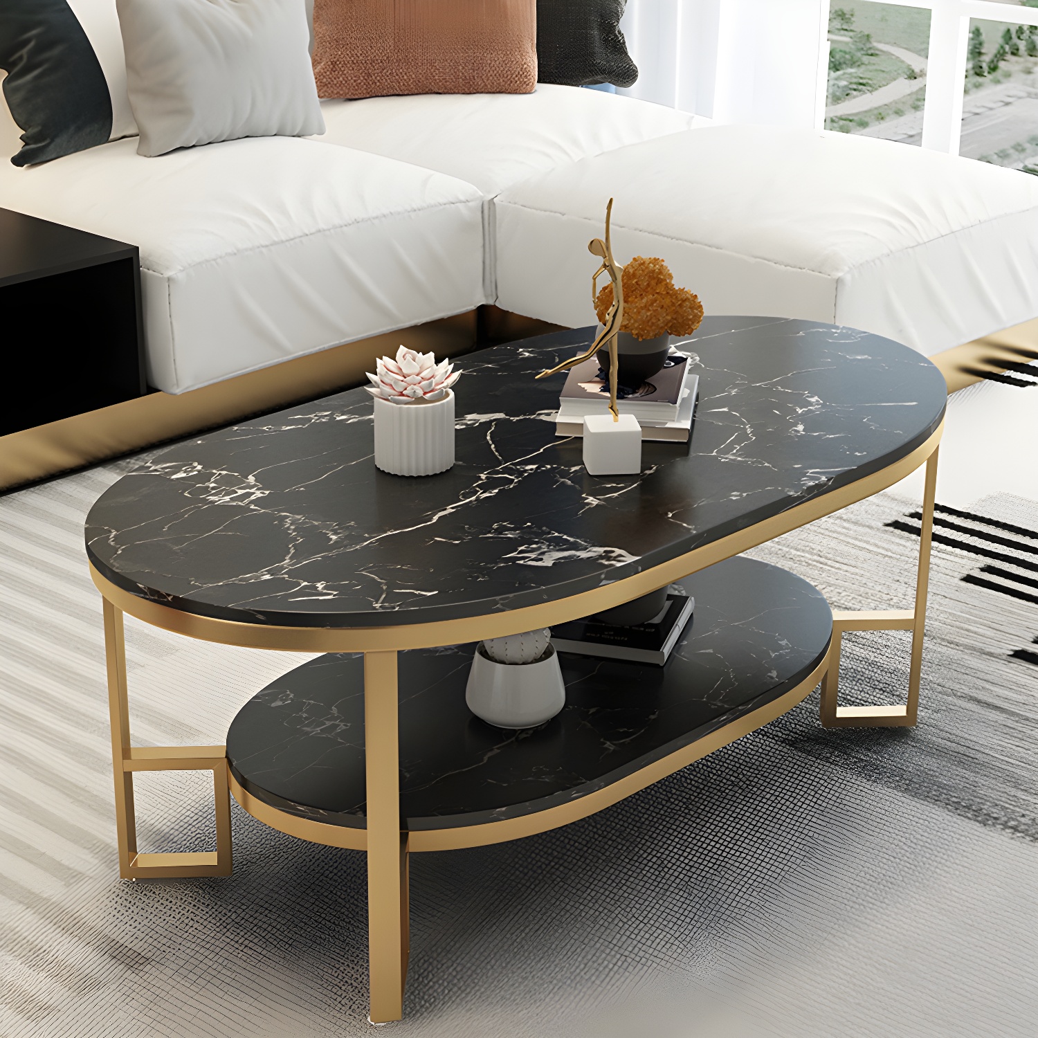 Marble & Stone Coffee Table | Ormau - image 6